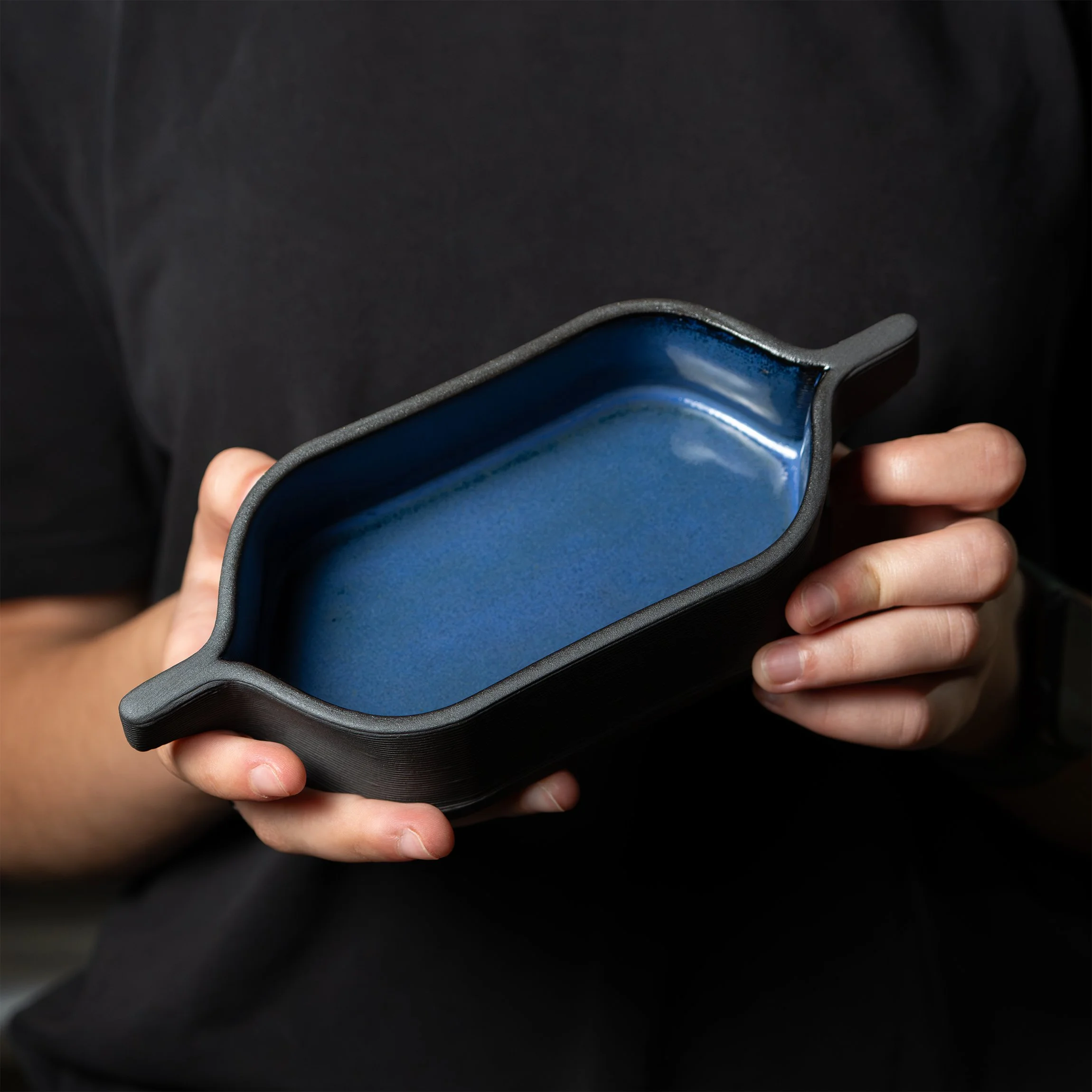 D0004 - Snack Dish in Koke Blue