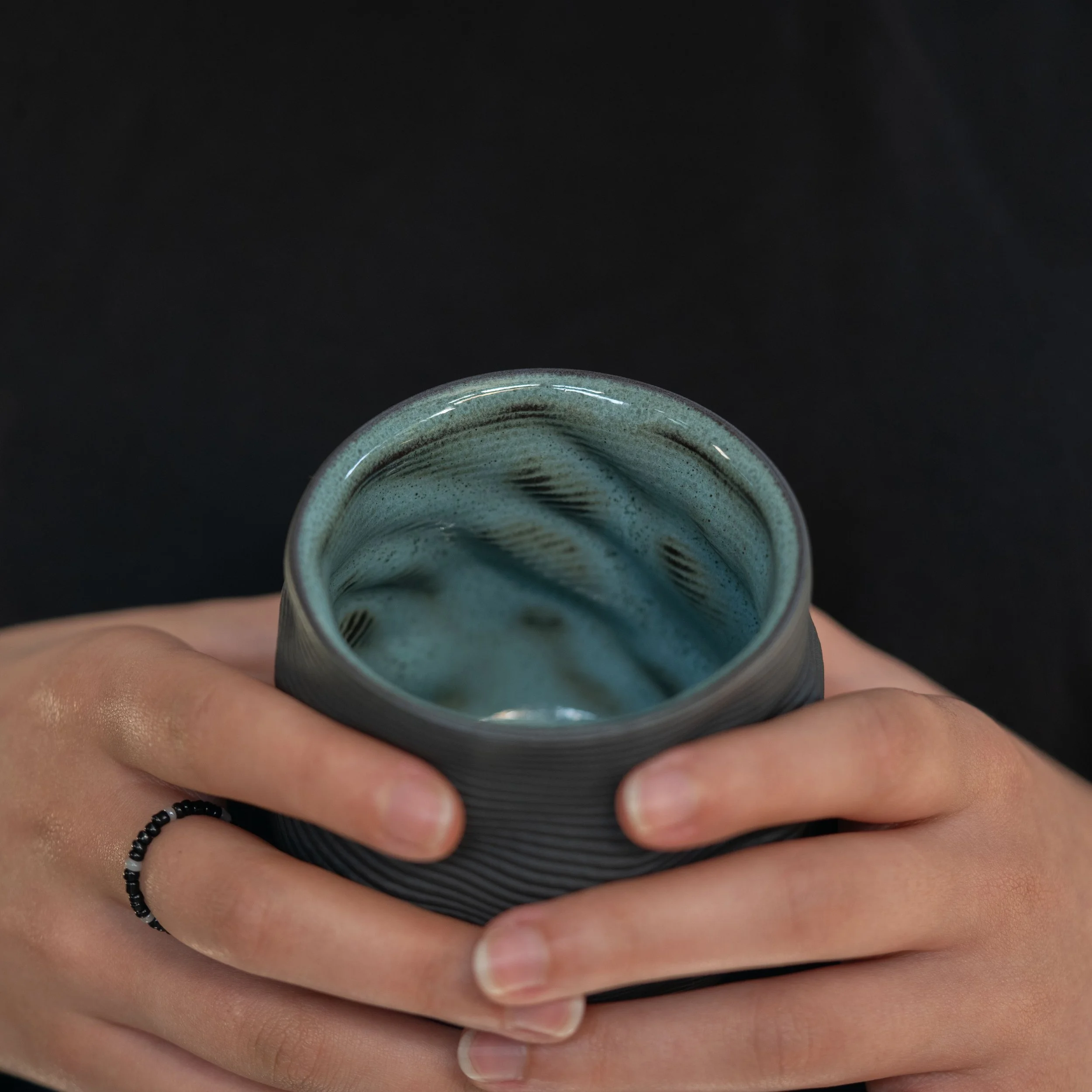 Organic Latte  Mug in Algae Green