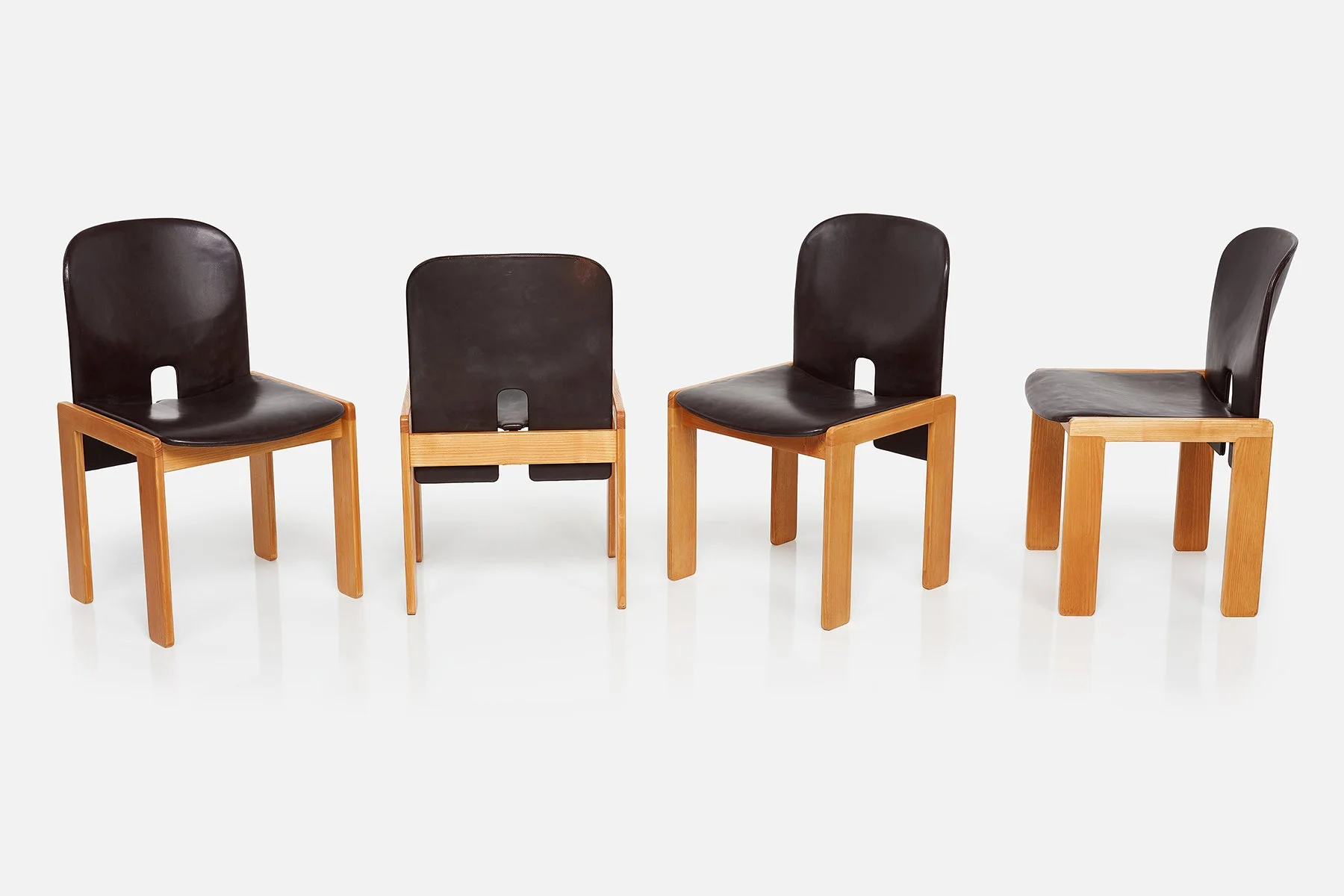 Afra & Tobia Scarpa, Dining Chairs, Model No. 121 (4)