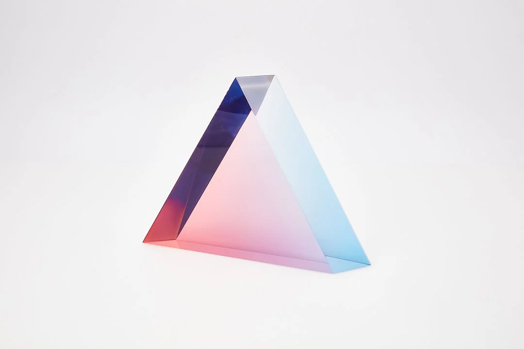 Vasa Velizar Mihich, Triangle (#T150) Table Sculpture