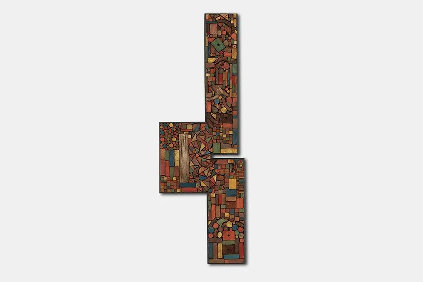 Mabel Hutchinson Style, Large Wooden Collage