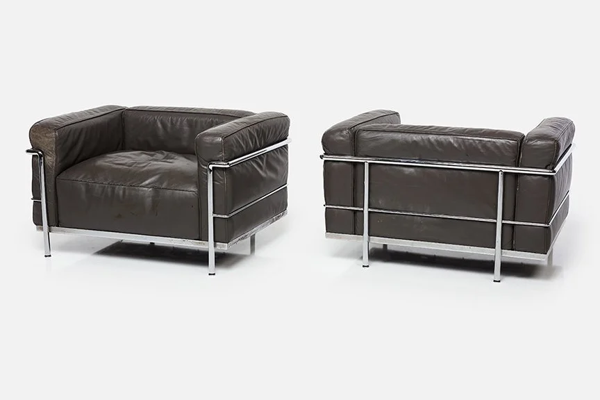 Le Corbusier,  'LC3' Lounge Chairs (2)