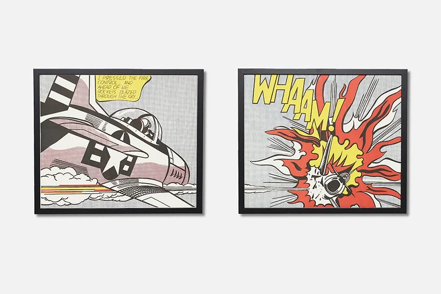 Roy Lichtenstein, 'Whaam!' Diptych