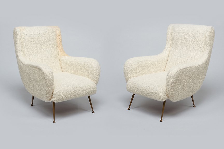 Marco Zanuso Style, Lounge Chairs (2)