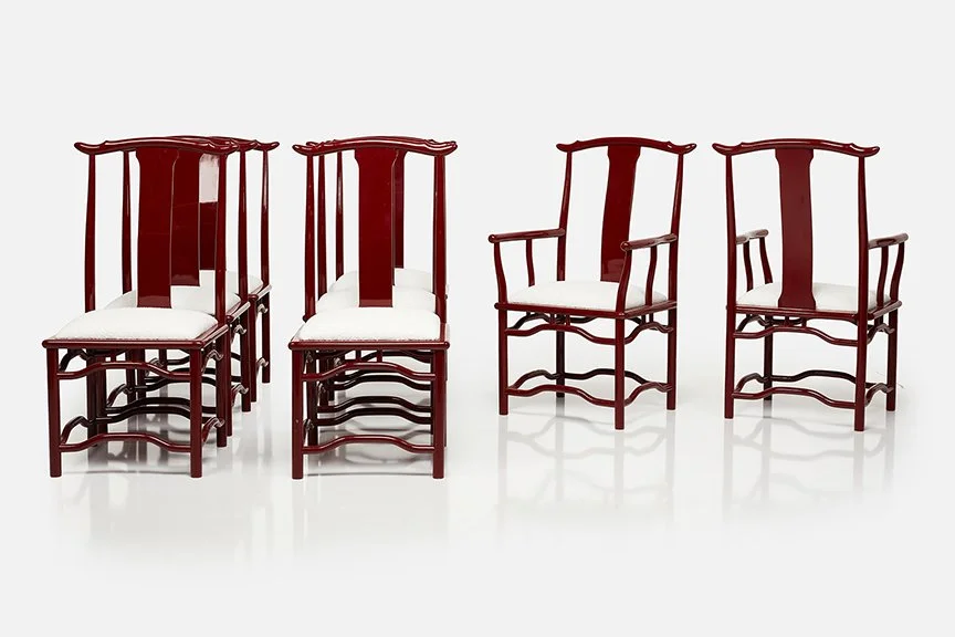Montina, Yokeback Dining Chairs (8)