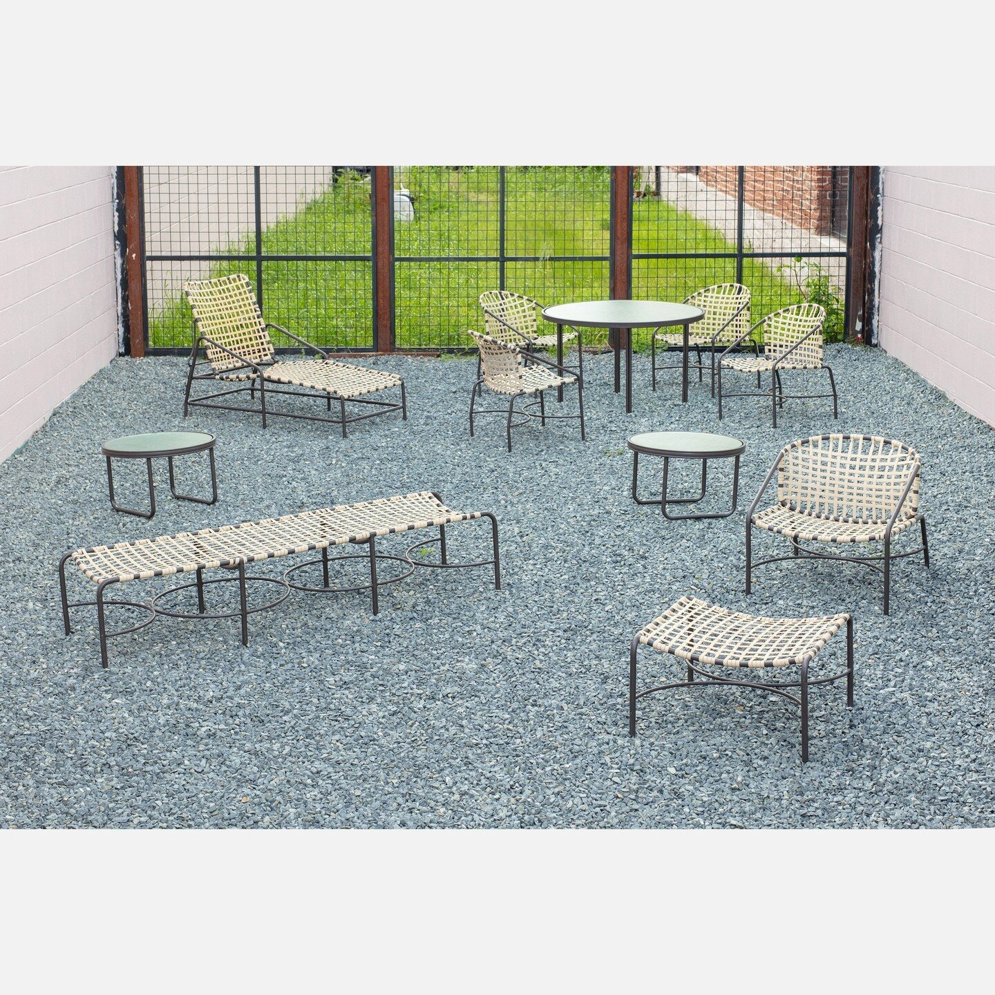 Lot 146: Tadao Inouye, Eleven-piece 'Kan Tan' patio set, 1970s⁠
🌞⁠
Modern Design for Outdoor Living Auction | March 2, 2024