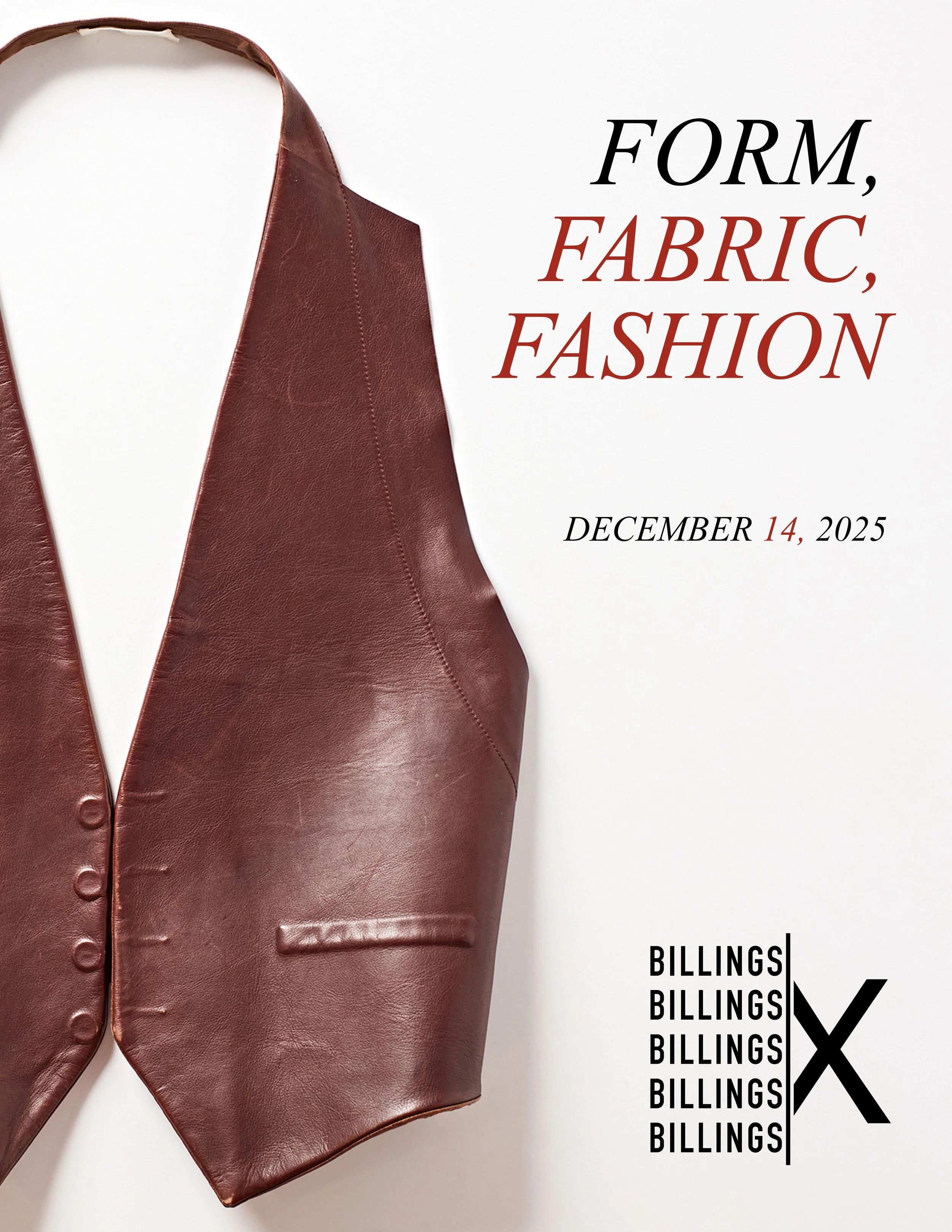 BILLINGS Fashion and Luxury Auction 2025 Catalog Cover