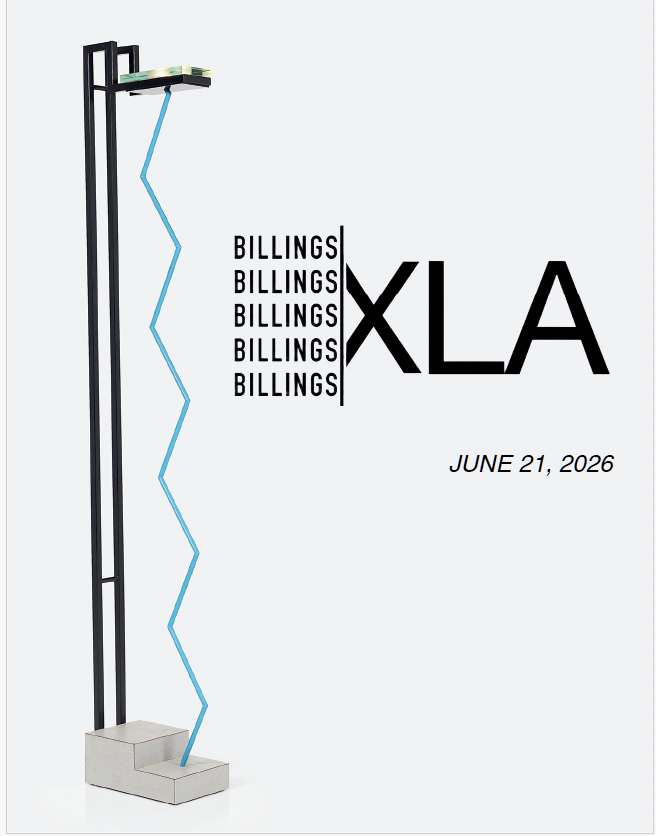 BILLINGSXLA Design Auction 2026 Catalog Cover