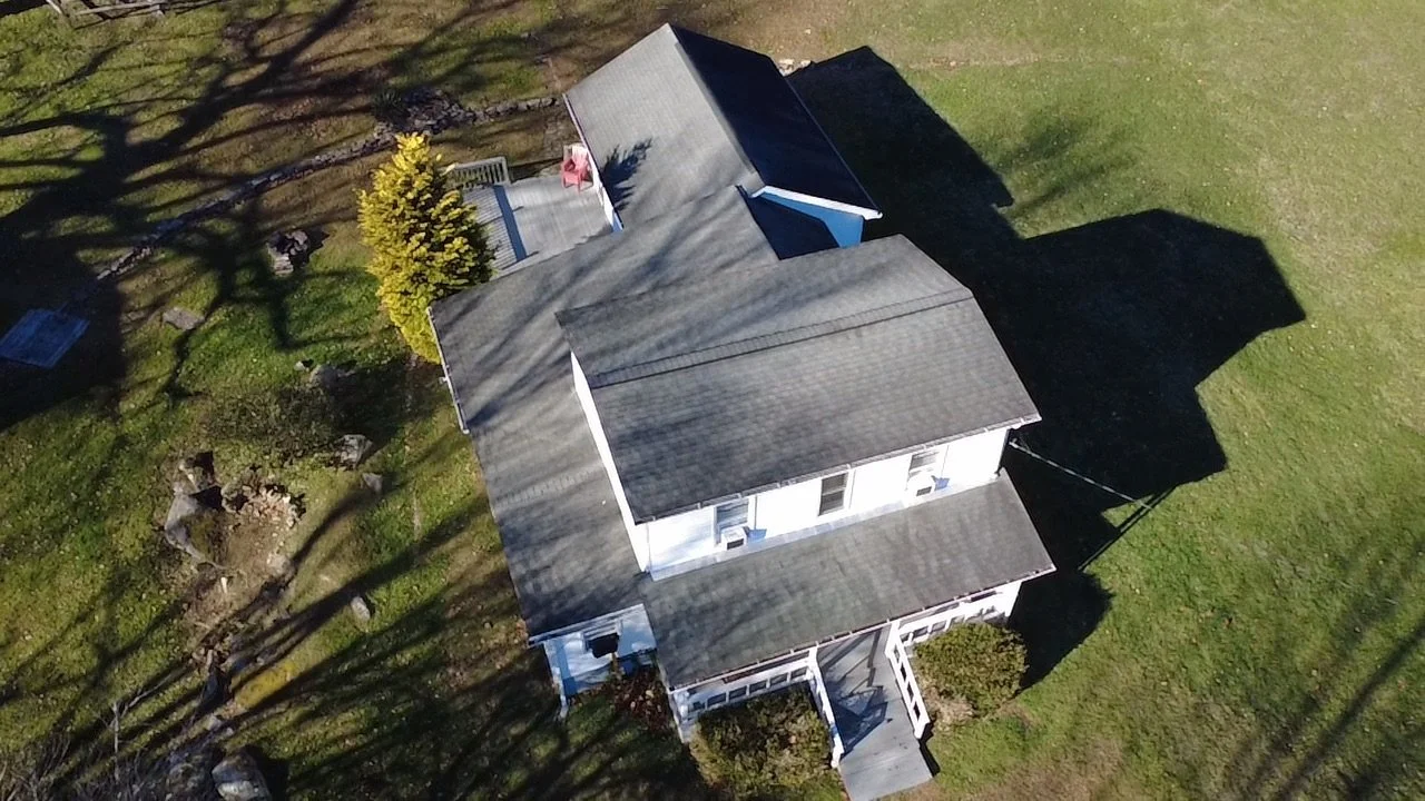 An attic space pictured during a home inspection in Clarksburg, West Virginia