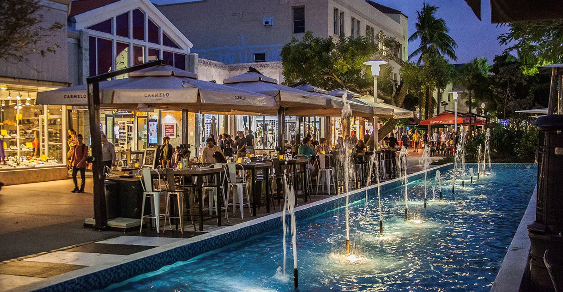 Lincoln Road Mall, 8 blocks