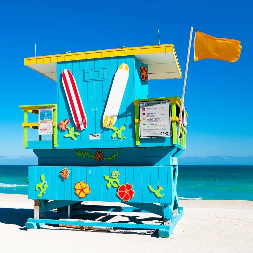 SOBE Lifeguard Stands, 300 feet