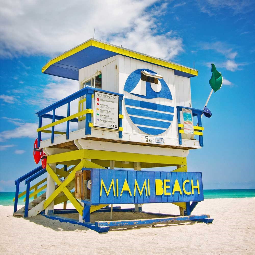 SOBE Lifeguard Stands, 300 feet