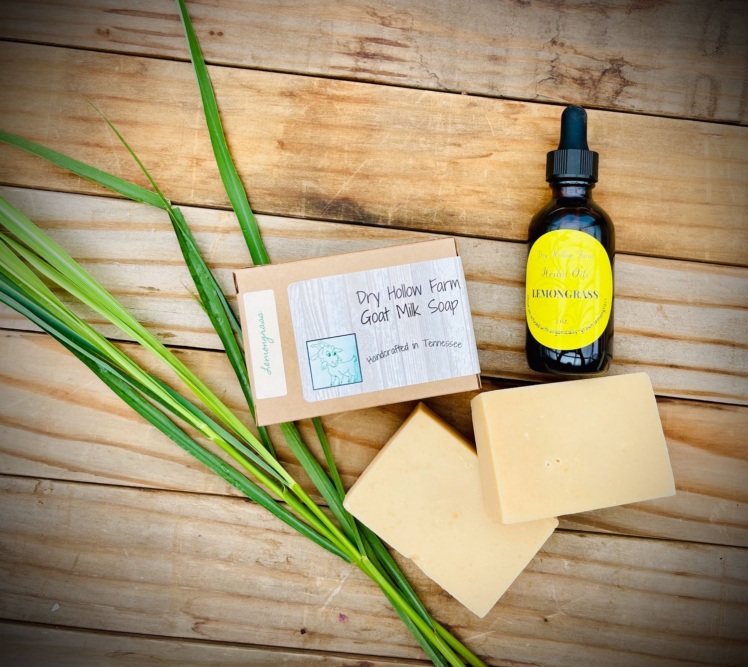 Lemongrass Lotion Bar — Dry Hollow Farm