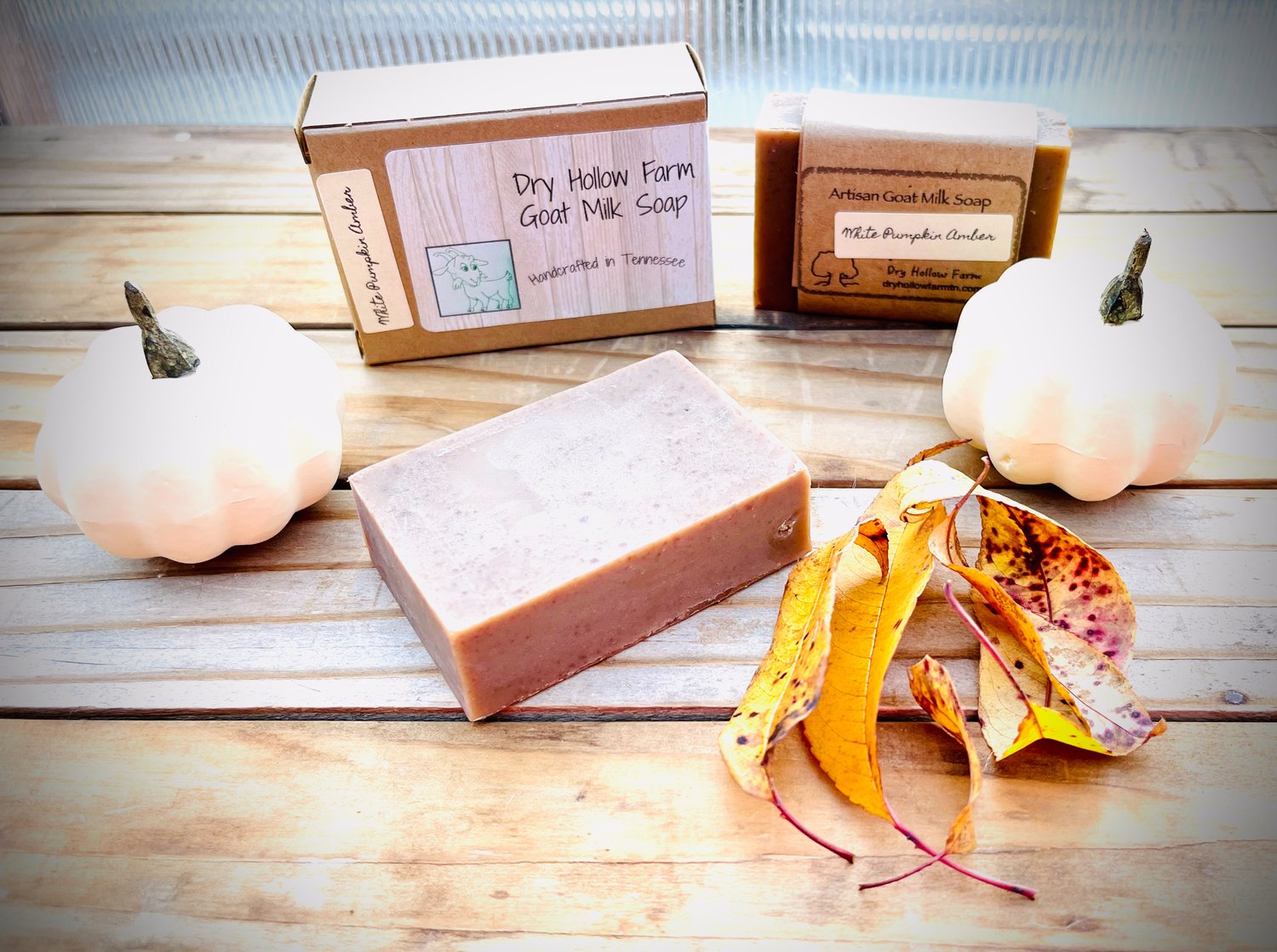 White Pumpkin Amber Goat Milk Soap — Dry Hollow Farm