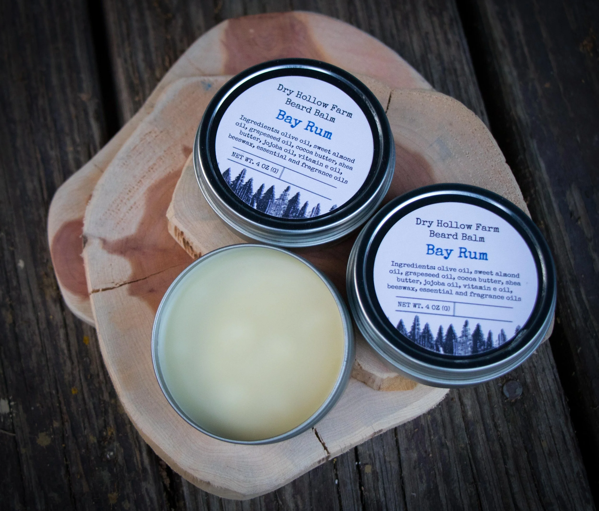 Bay Rum Beard Balm with Goldenrod Oil