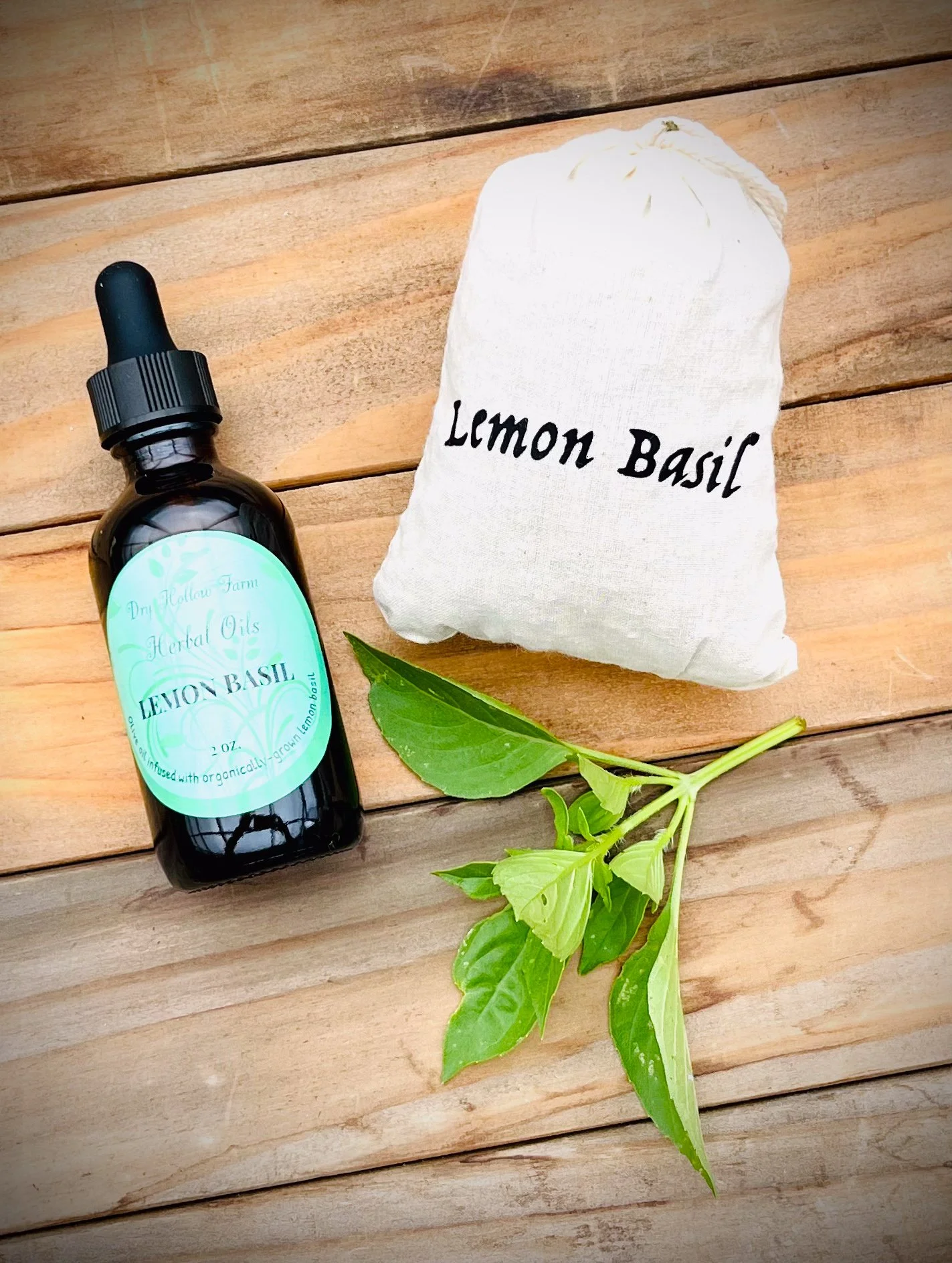 Lemon Basil Herbal Oil