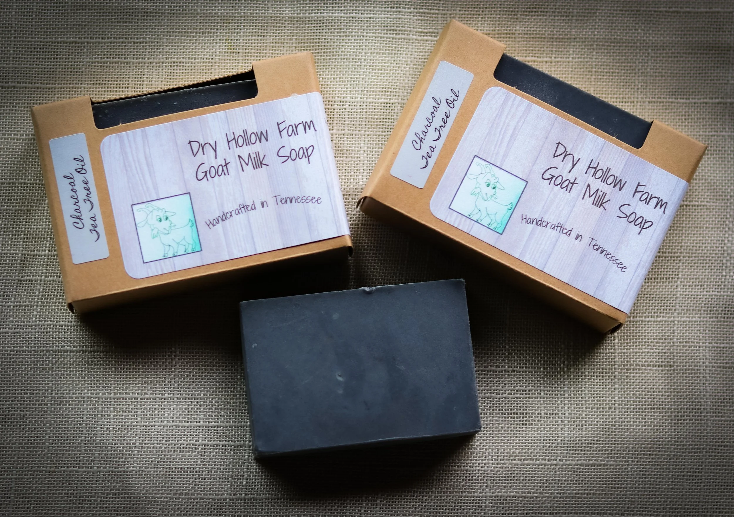 Charcoal Tea Tree Oil Goat Milk Soap