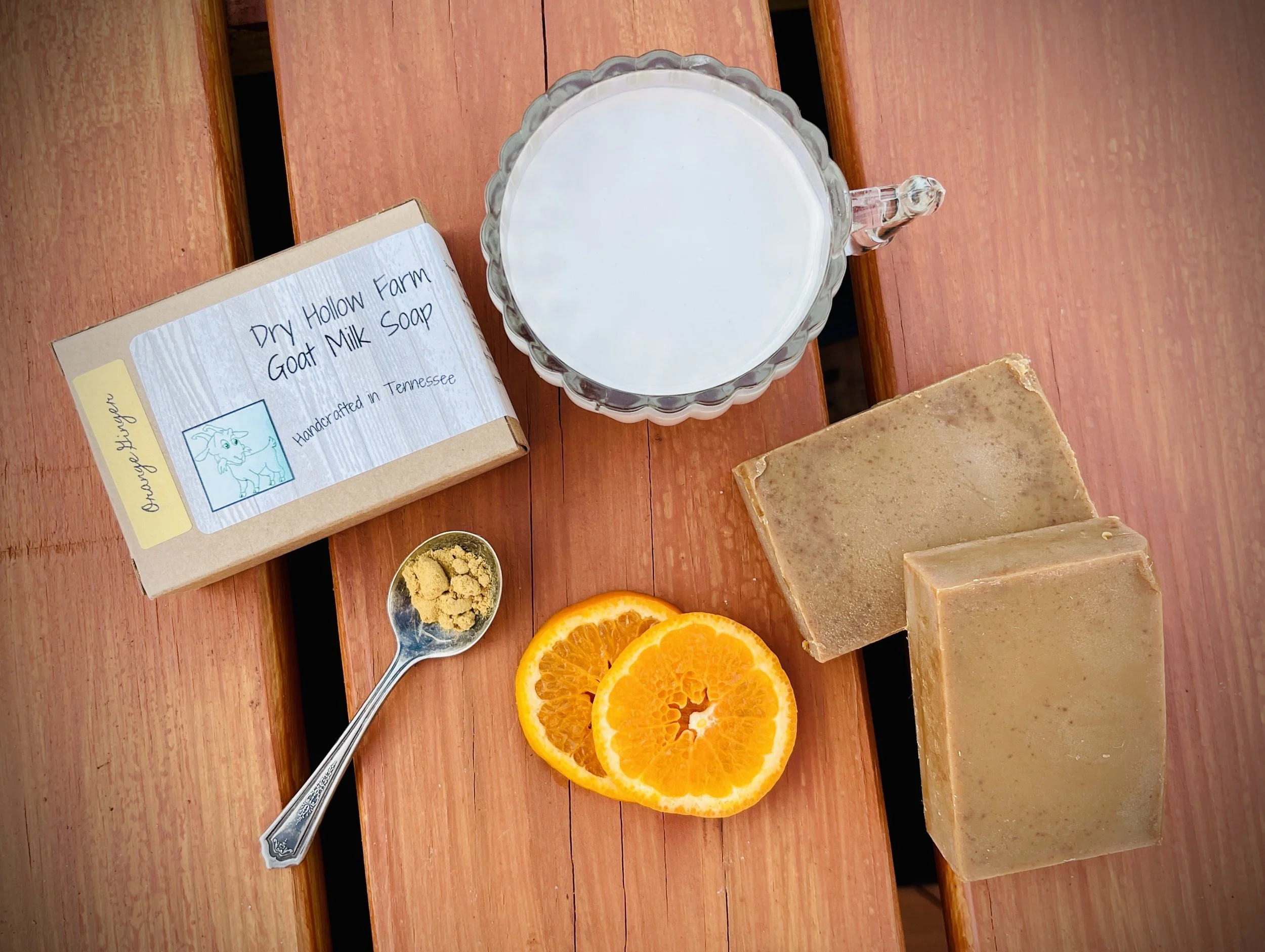 Orange Ginger Goat Milk Soap