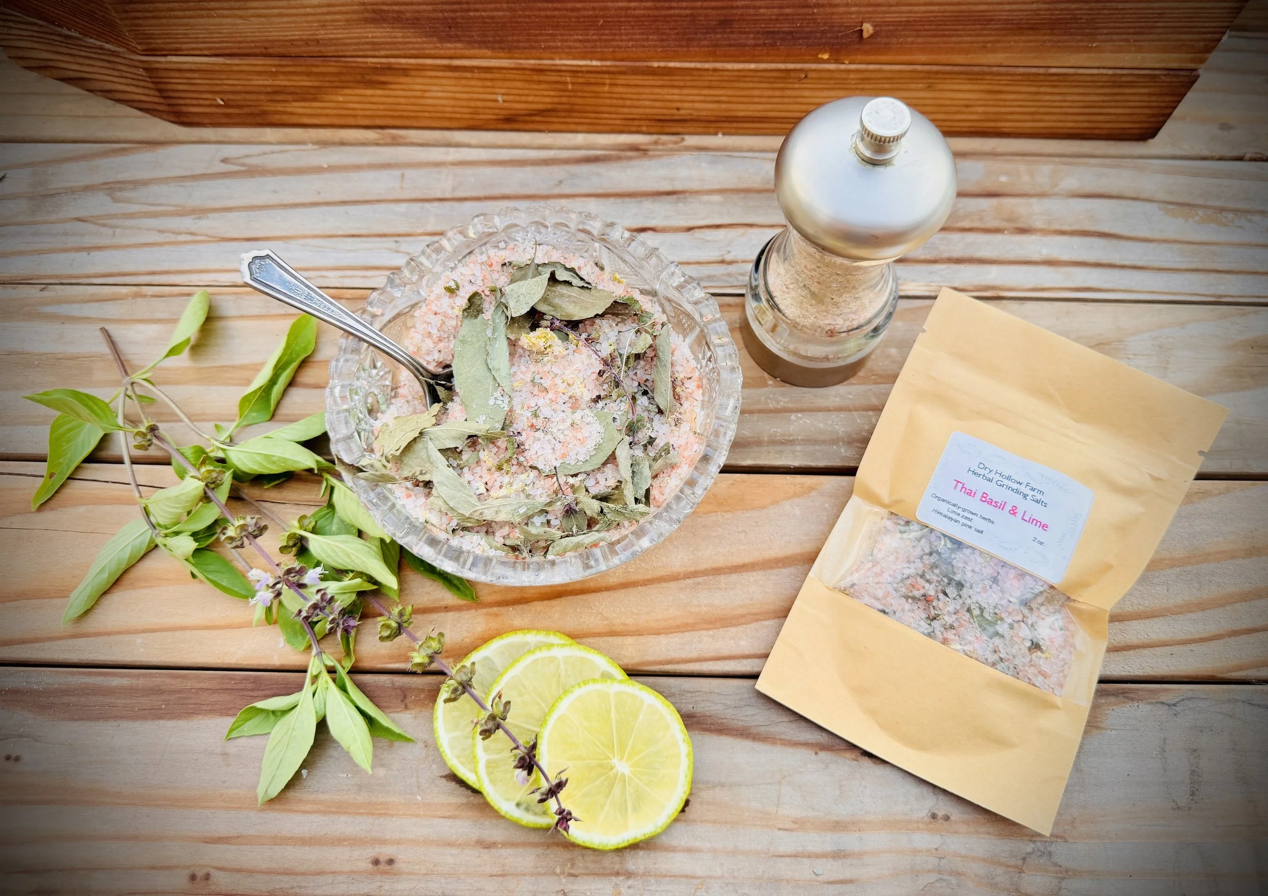 Thai Basil & Lime Grinding Salt