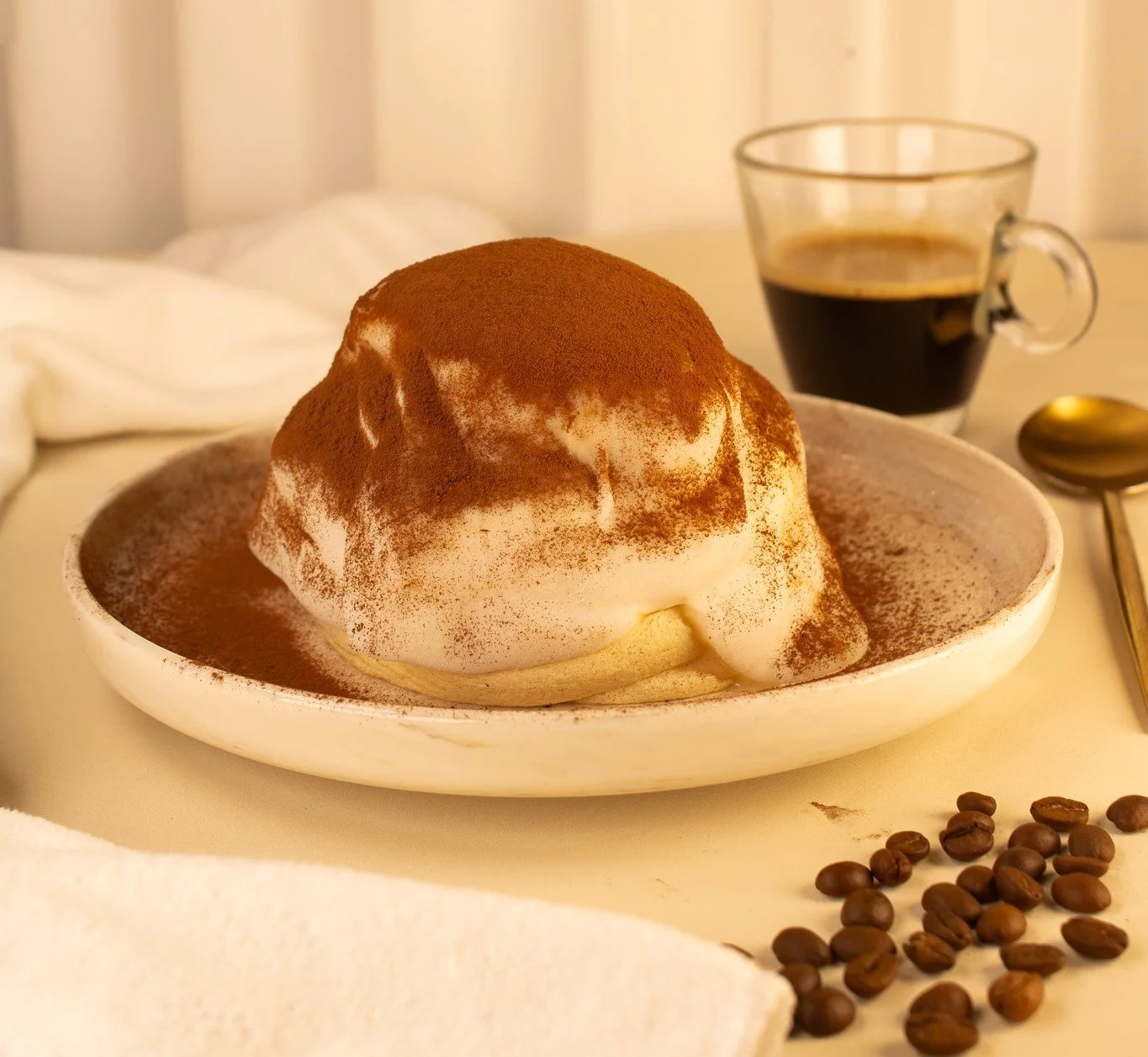 Typhoon Cafe Tiramisu Mochi Soufflé Pancake