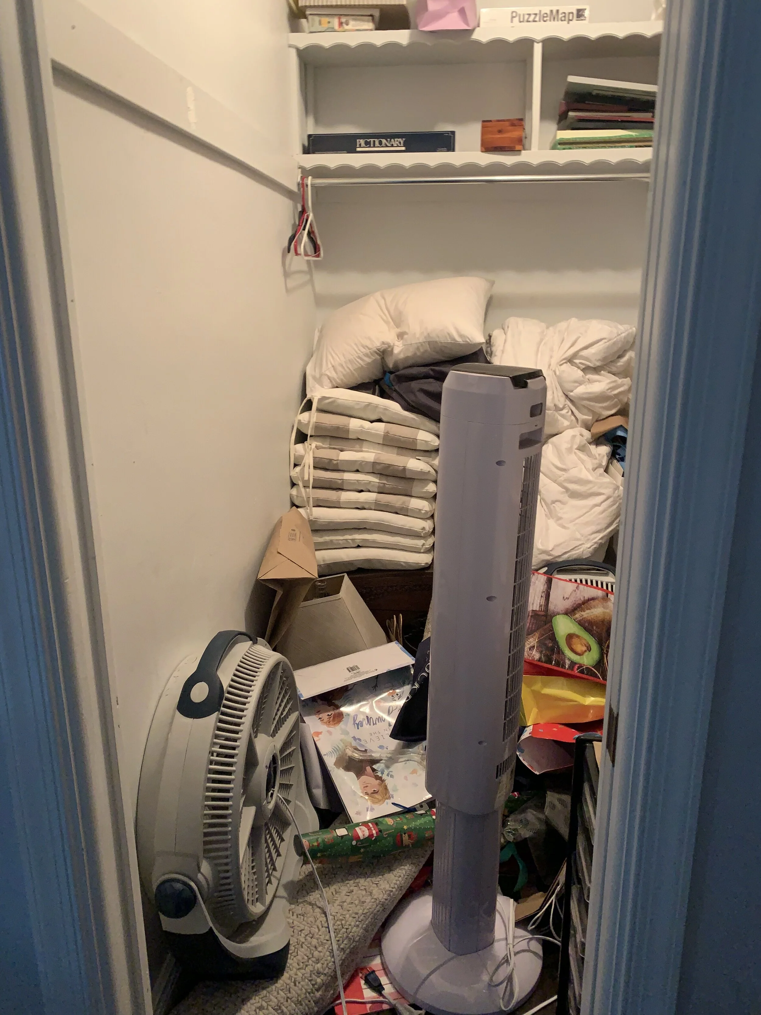 Guest Room Closet Before