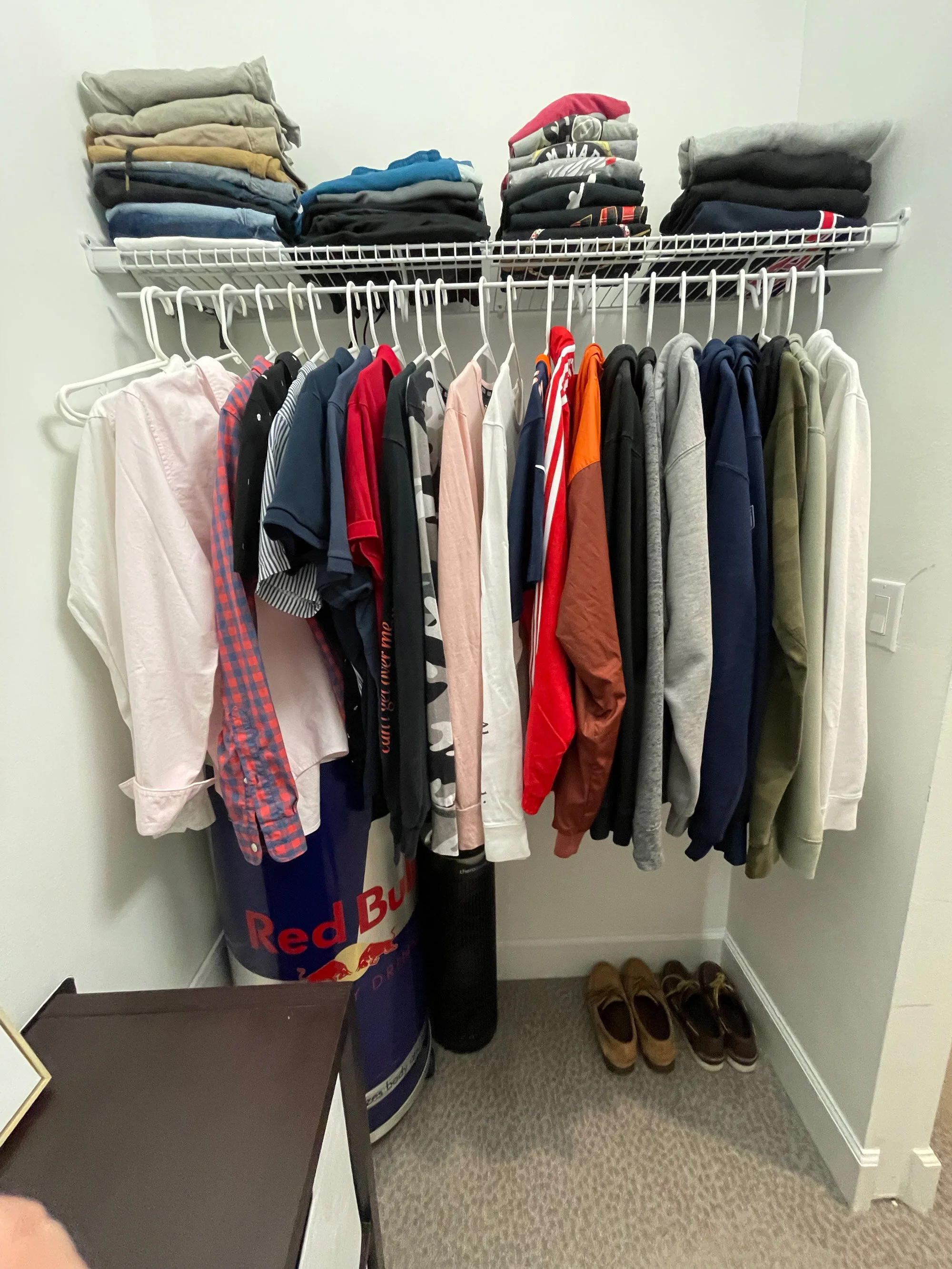 Right side closet after