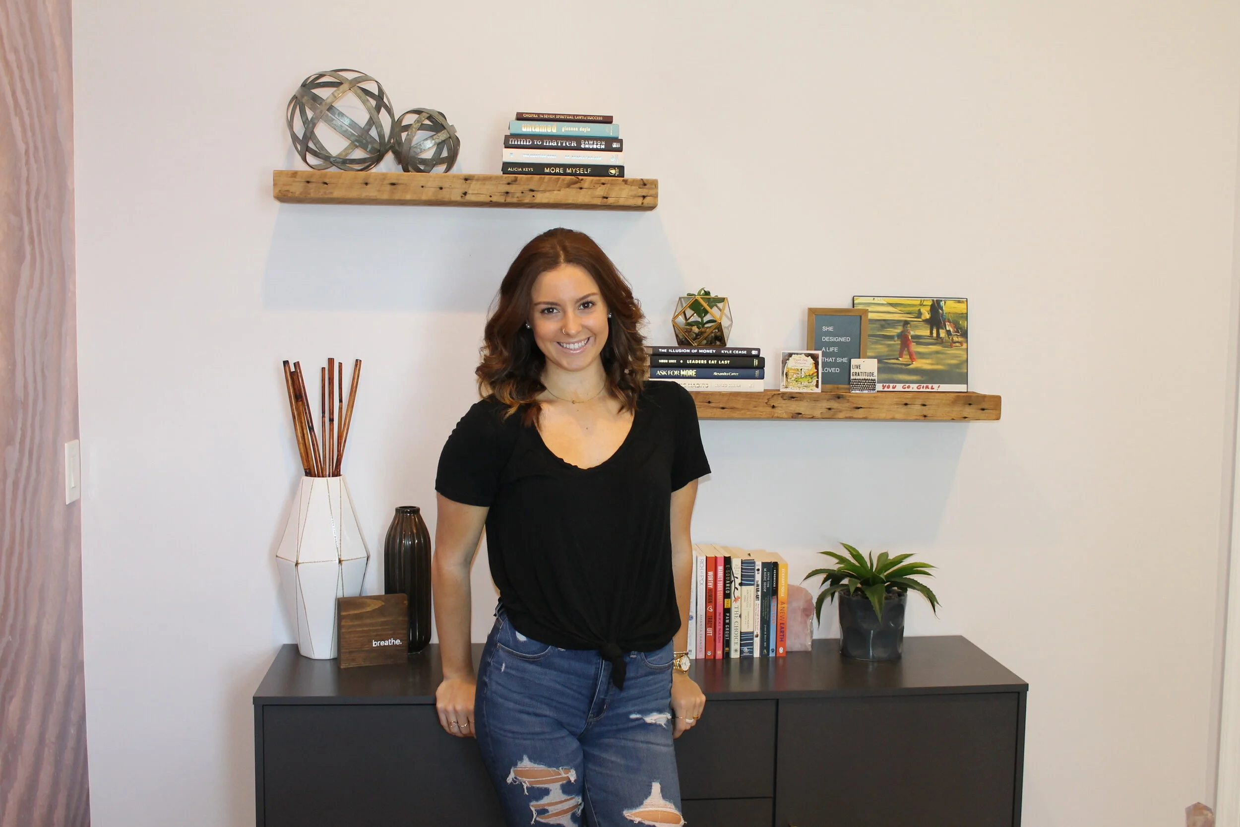 Office shelf design & organization