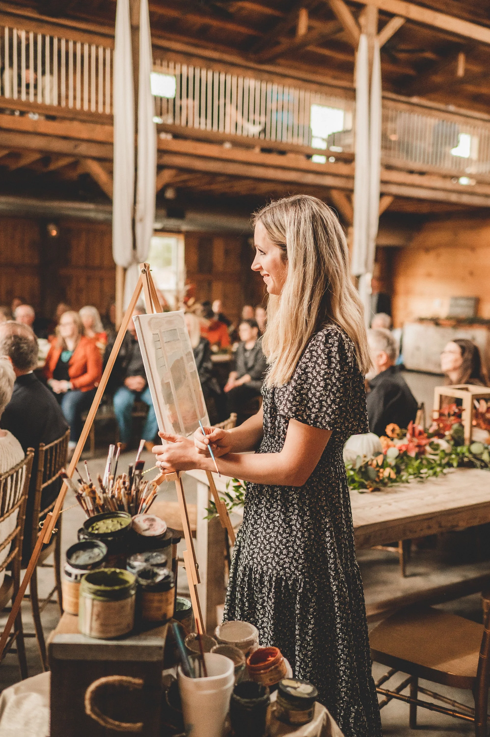 Live Wedding Painting