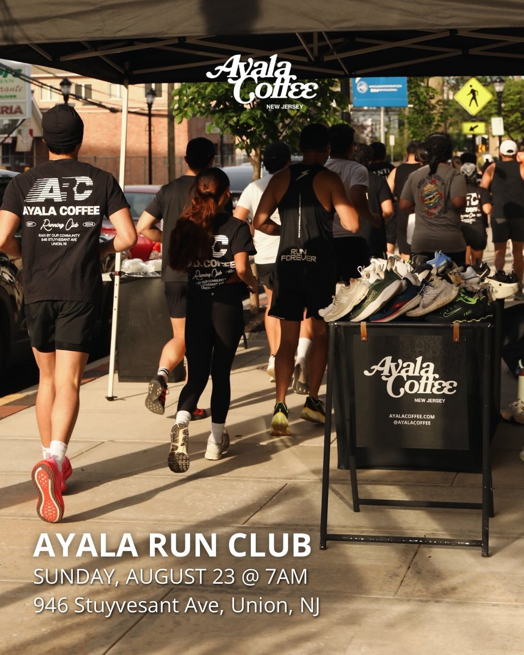 Run club is back this month! Join us on Sunday, August 23 for another community run at our shop 🫶

All paces and levels welcome! Head to our website at ayalacoffee.com/runclub to RSVP for the event, and join our @strava &ldquo;Ayala Run Club&rdquo; 