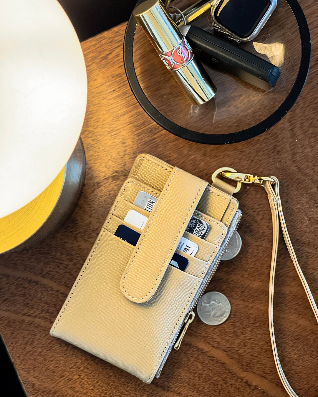 Change? AirTag? Odd shaped business cards? Why did they think we didn't need a coin pouch? Carry your shield and daily necessities in the only modern badge wallet for women.