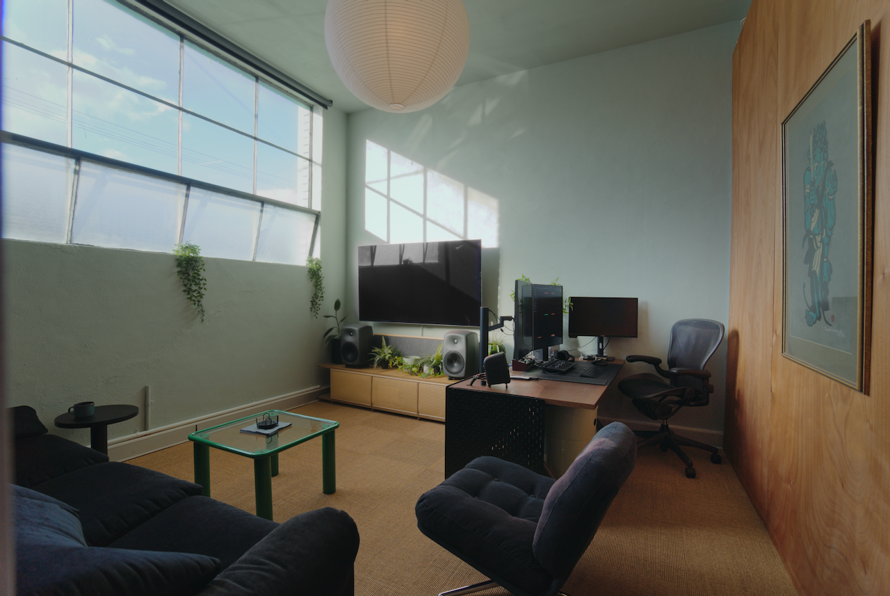 James Ashbolt editing suite