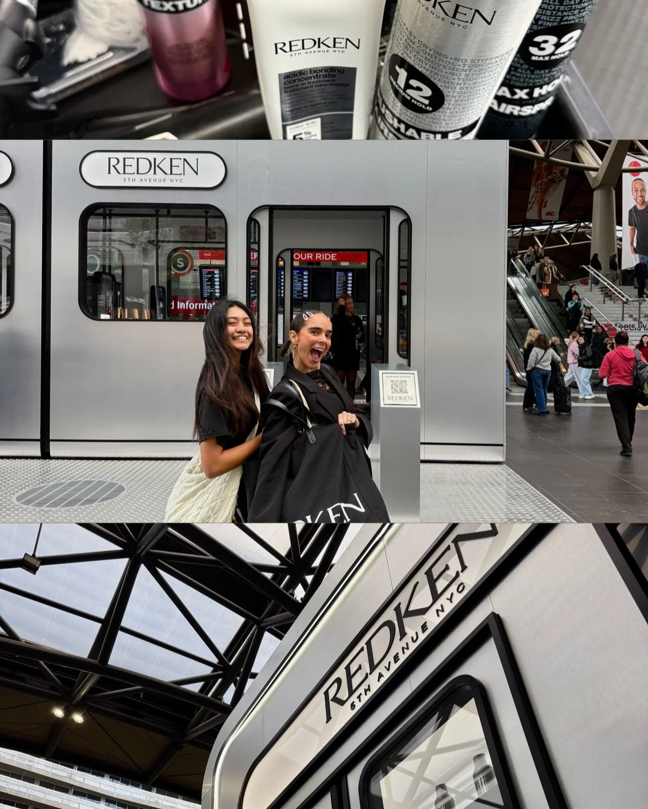 A slice of 5th Ave in the heart of Melbourne 🍎🥯

Tkay was invited out of the salon and onto the floor for an express styling session at Southern Cross Station, bringing the signature TKAY finish to a fast-paced, on-the-go setting.

We always love g