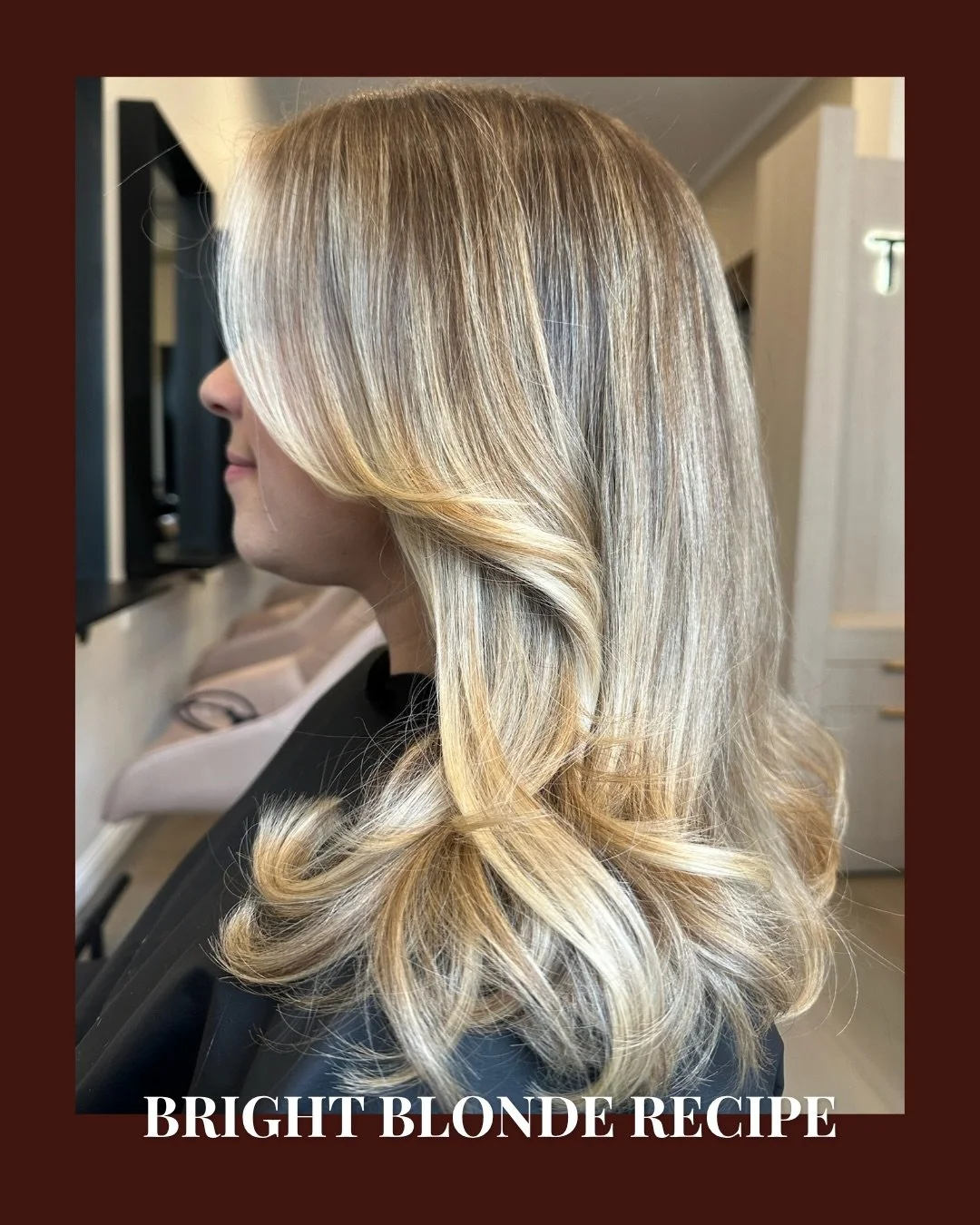 Who says you have to go dark for Winter? If the blonde looks this good, why not keep it all year round?!

SWIPE for the formula ⭐️