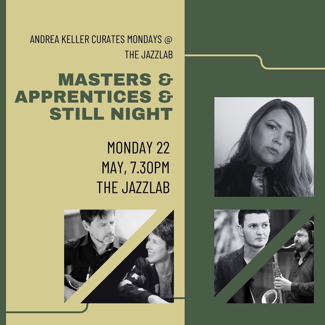 It&rsquo;s a night of Master and Apprentices next week at @thejazzlab with students from @vca_mcm performing music by @gianslater and more including &lsquo;Still Night&rsquo; composed by Andrea Keller. 

Can&rsquo;t make it? You&rsquo;re in luck than