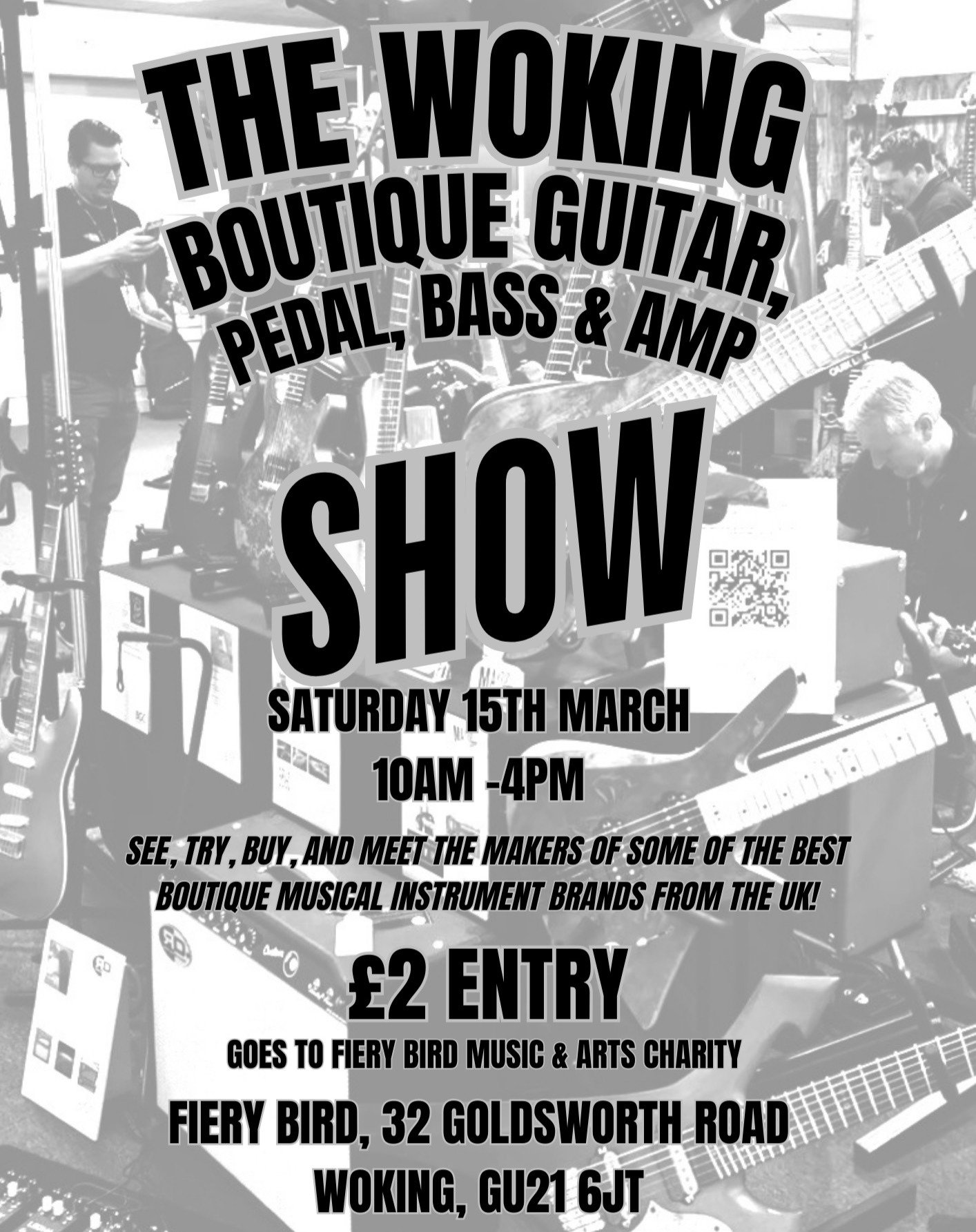 Pleased to announce that I'll be exhibiting at the first ever @wokingguitarshow next Saturday! 

Come on down if you're local - I'll be showing off my latest OM guitar and a few ukes-in-progress. 

Plenty of talented makers are showcasing their wares