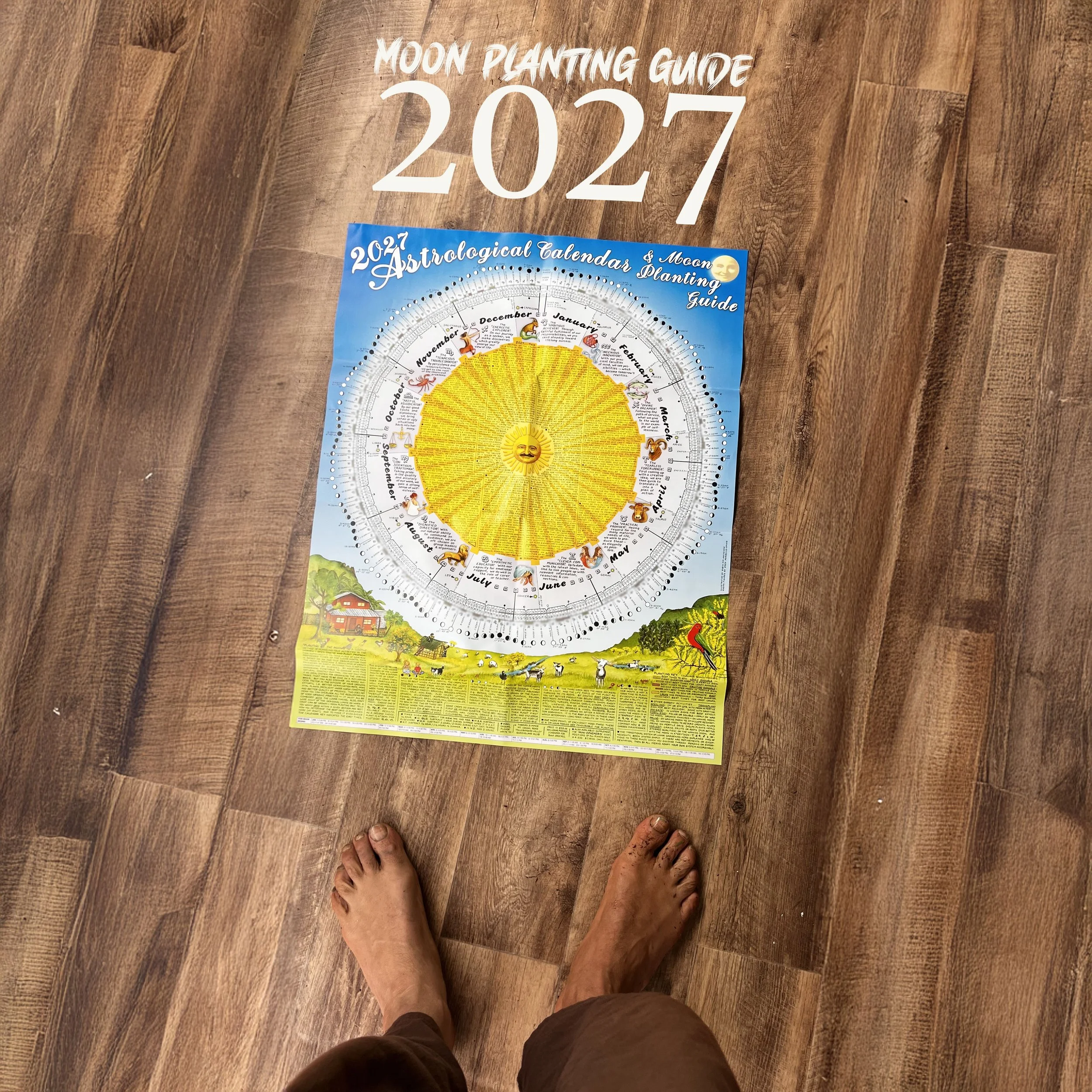 2027 Moon Planting Guide Poster