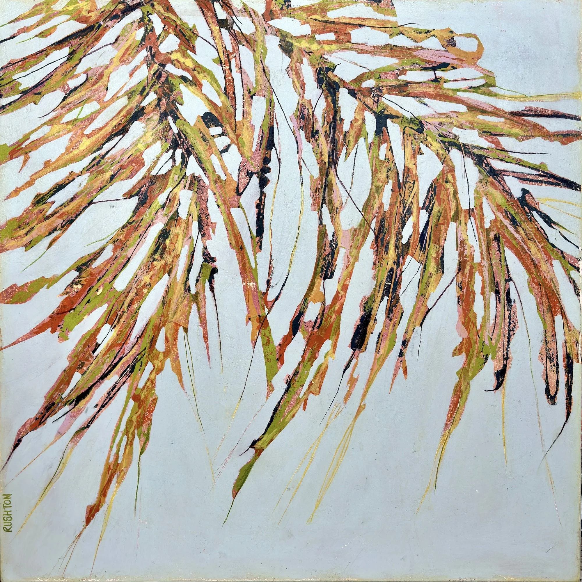 Wild Palms 1 (93 x 93cm) SOLD