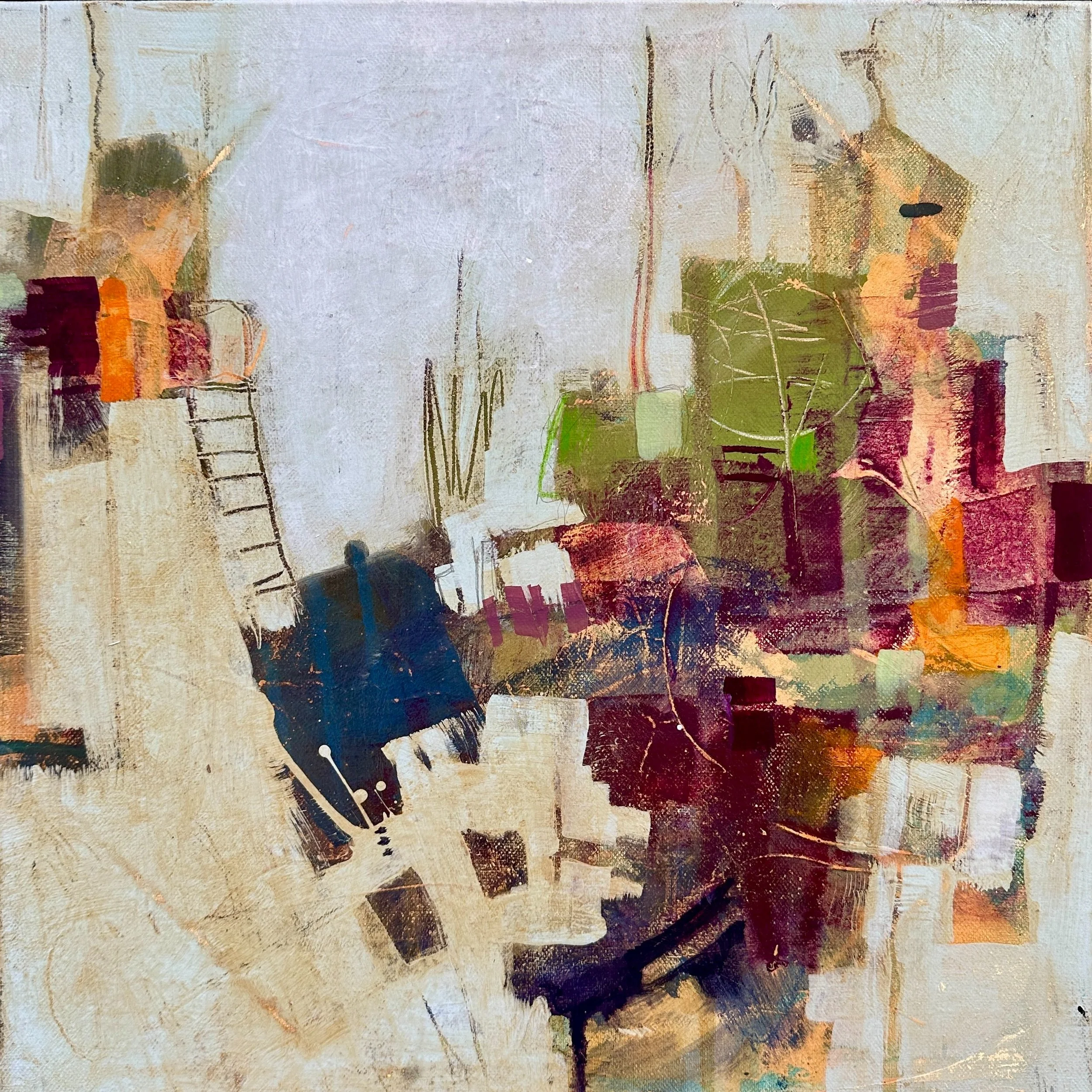 CASTLE BY DAY (40 X 40cm) $450(SOLD)
