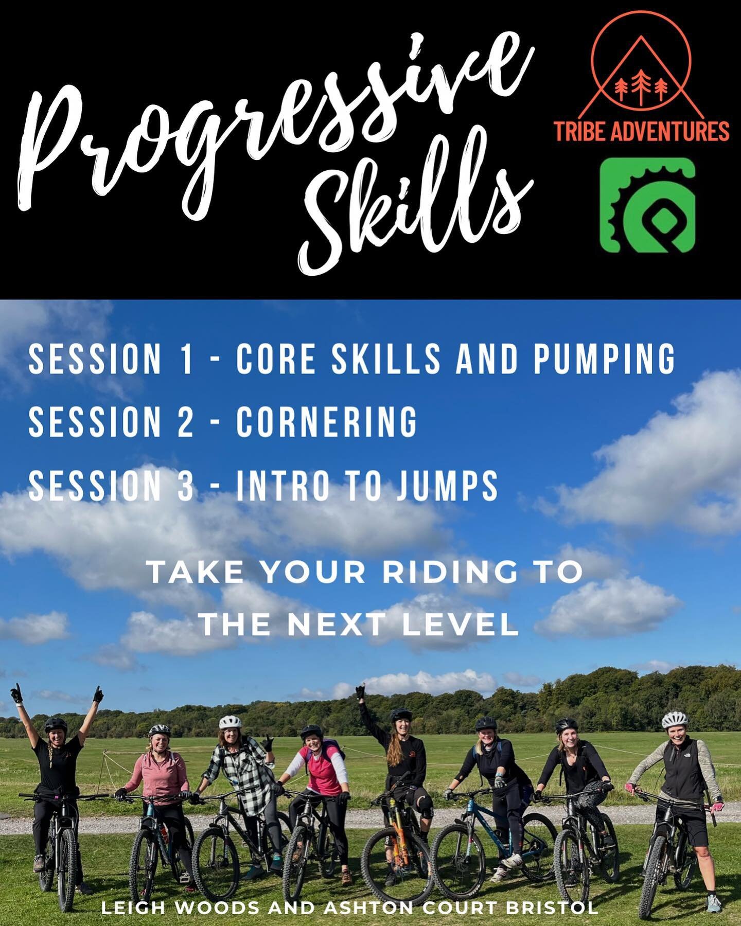 FEMALE-ONLY PROGRESSIVE SKILLS ARE BAAACK 🚀
Details and dates on the Tribe Adventures website.

Fri 12th May - Core Skills and Pumping
Fri 16th June - Cornering
Fri 30th June - Intro to Jumping

Why not sign up for all three and take your riding to 