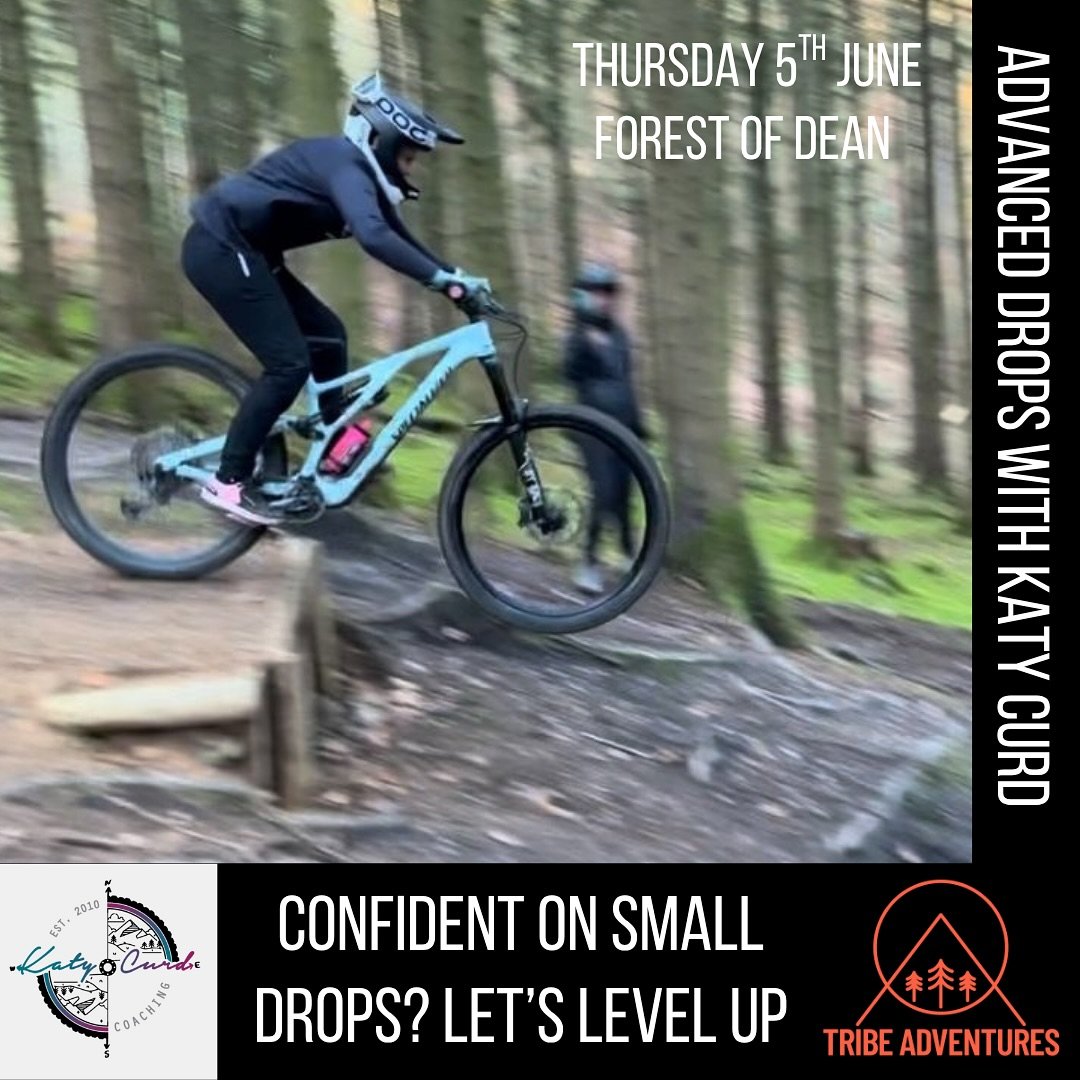 Want to feel confident sending it off drops — not just surviving them?
Tomorrow, is a Tribe X Katy Curd female only coaching session for Next Level Drops at the Forest of Dean — and a couple of last-minute spaces have just opened up. 👀