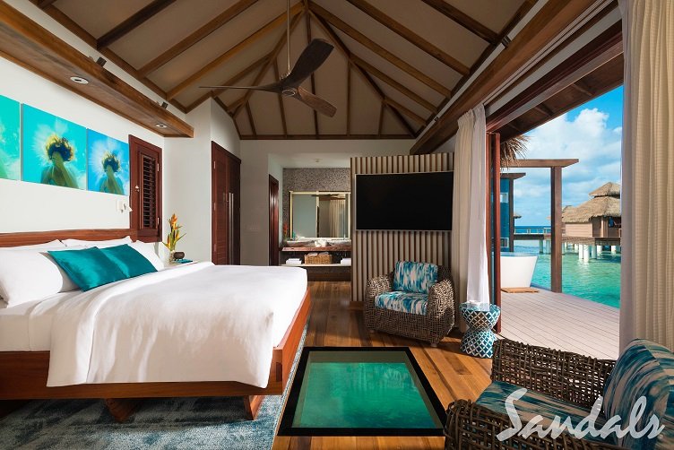 SANDALS ROYAL CARIBBEAN OVERWATER BUNGALOWS