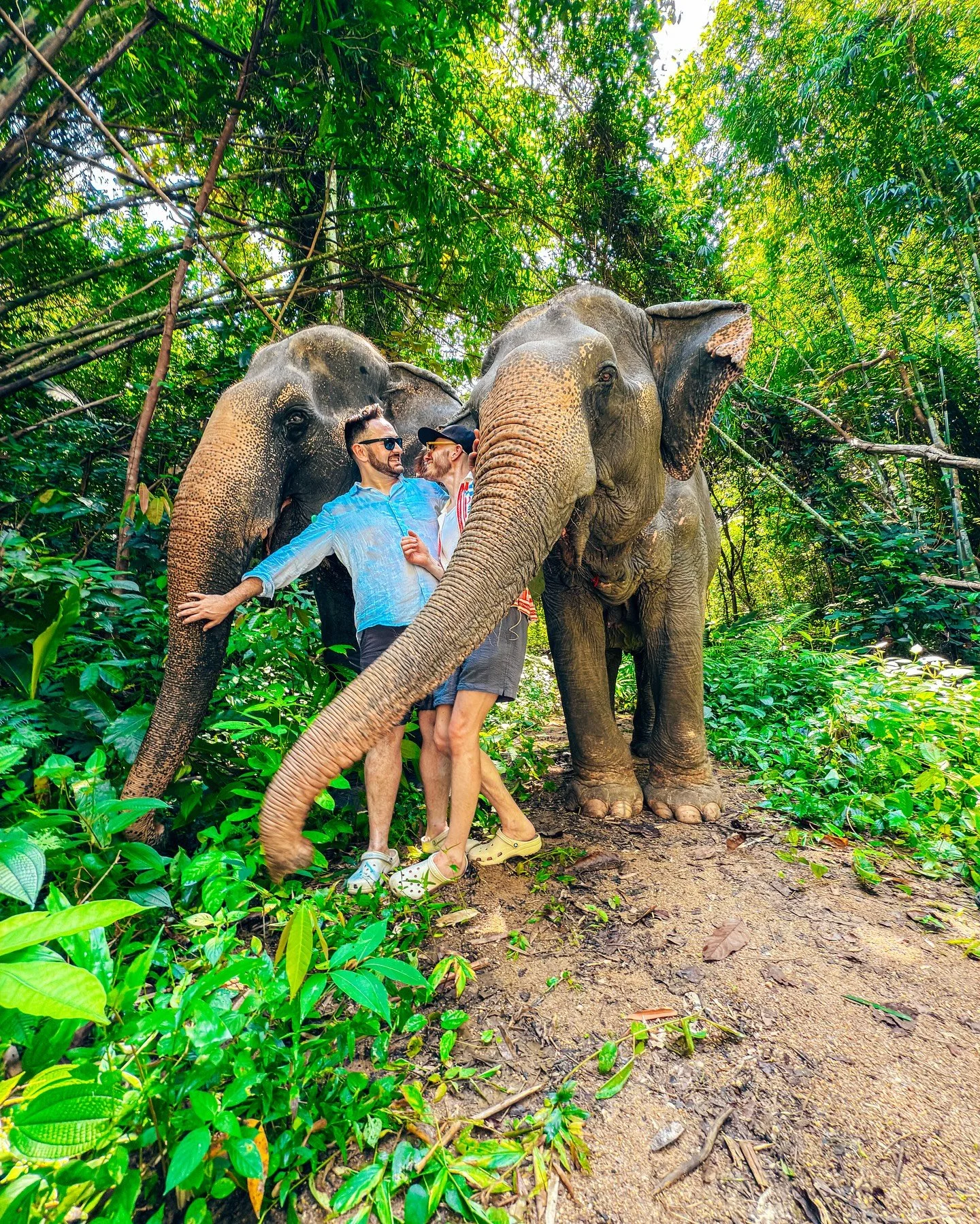 Our time in Thailand left us with memories that will stay in our hearts forever. Spending a day at an elephant sanctuary, where these gentle giants are given a second chance after enduring years of hard labor, was beyond moving. We learned their stor