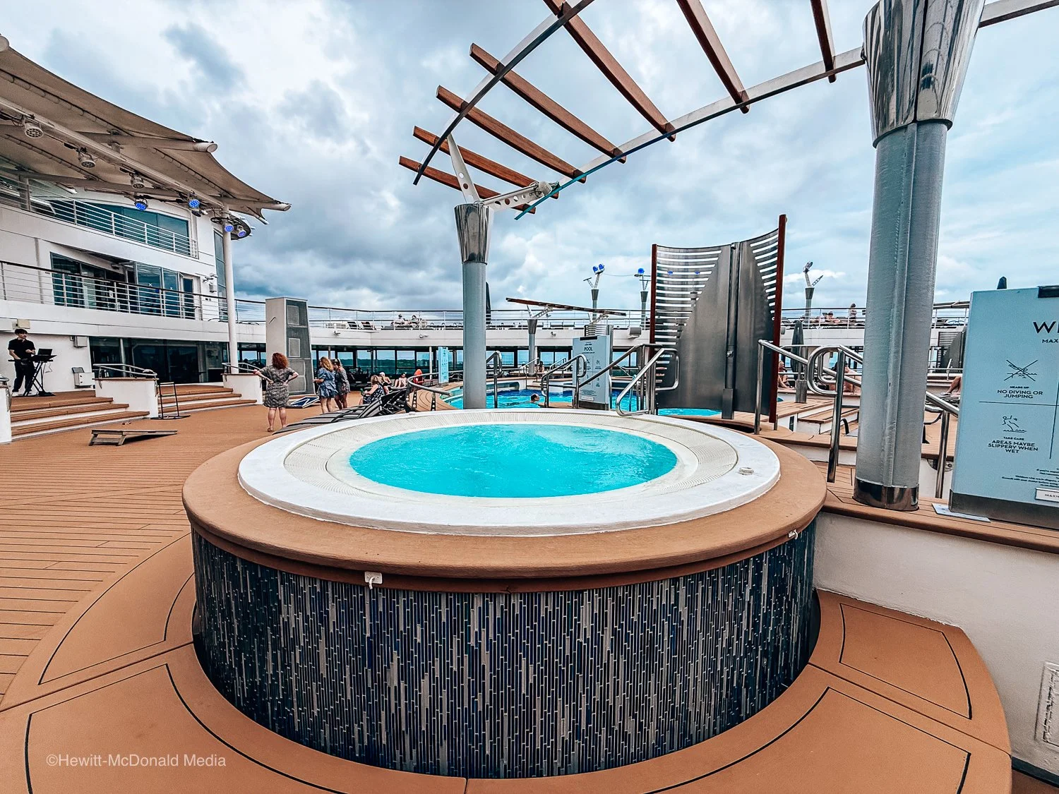 Hot Tub on Celebrity Millennium