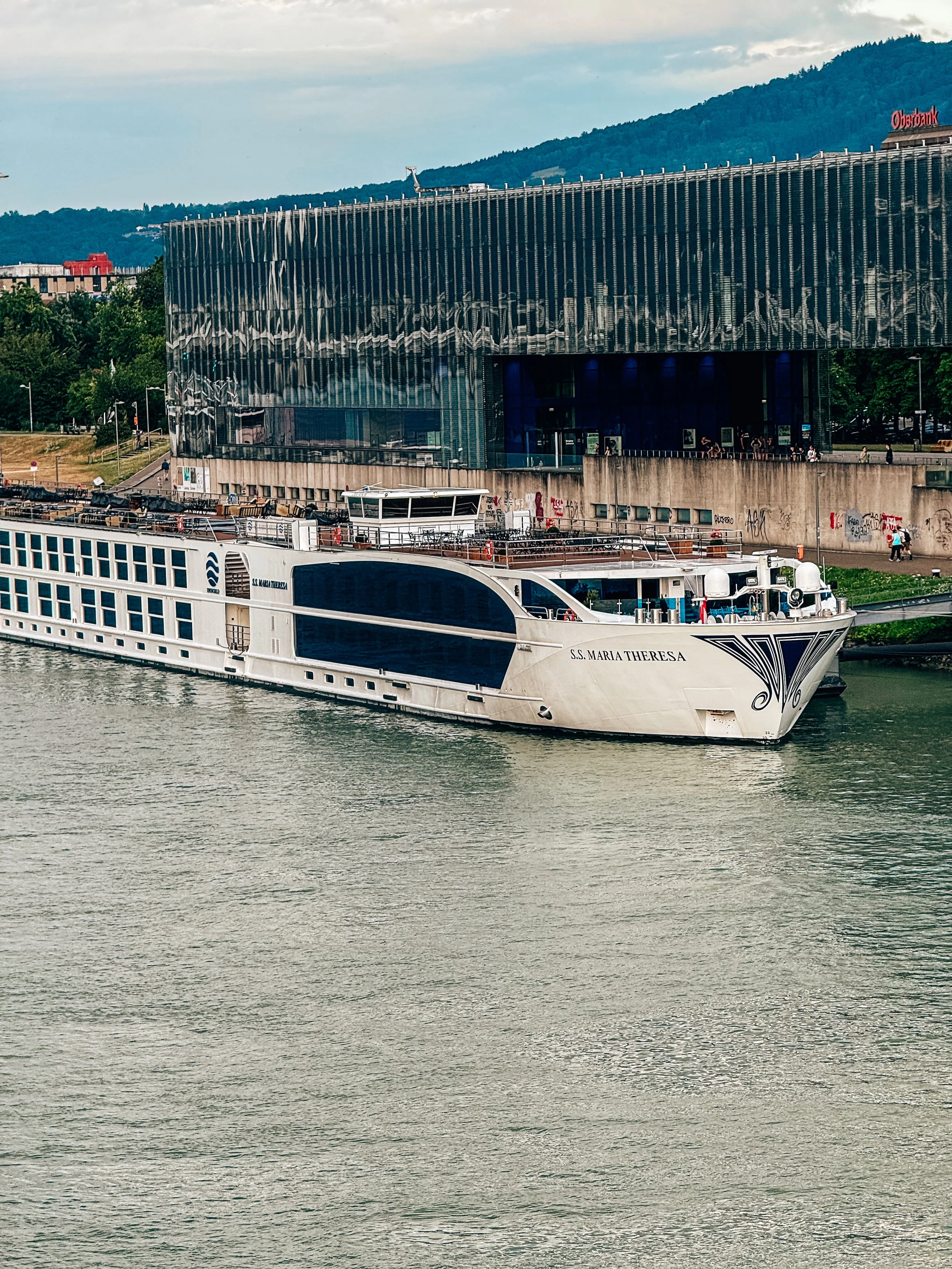 Uniworld Docked Due To Low River