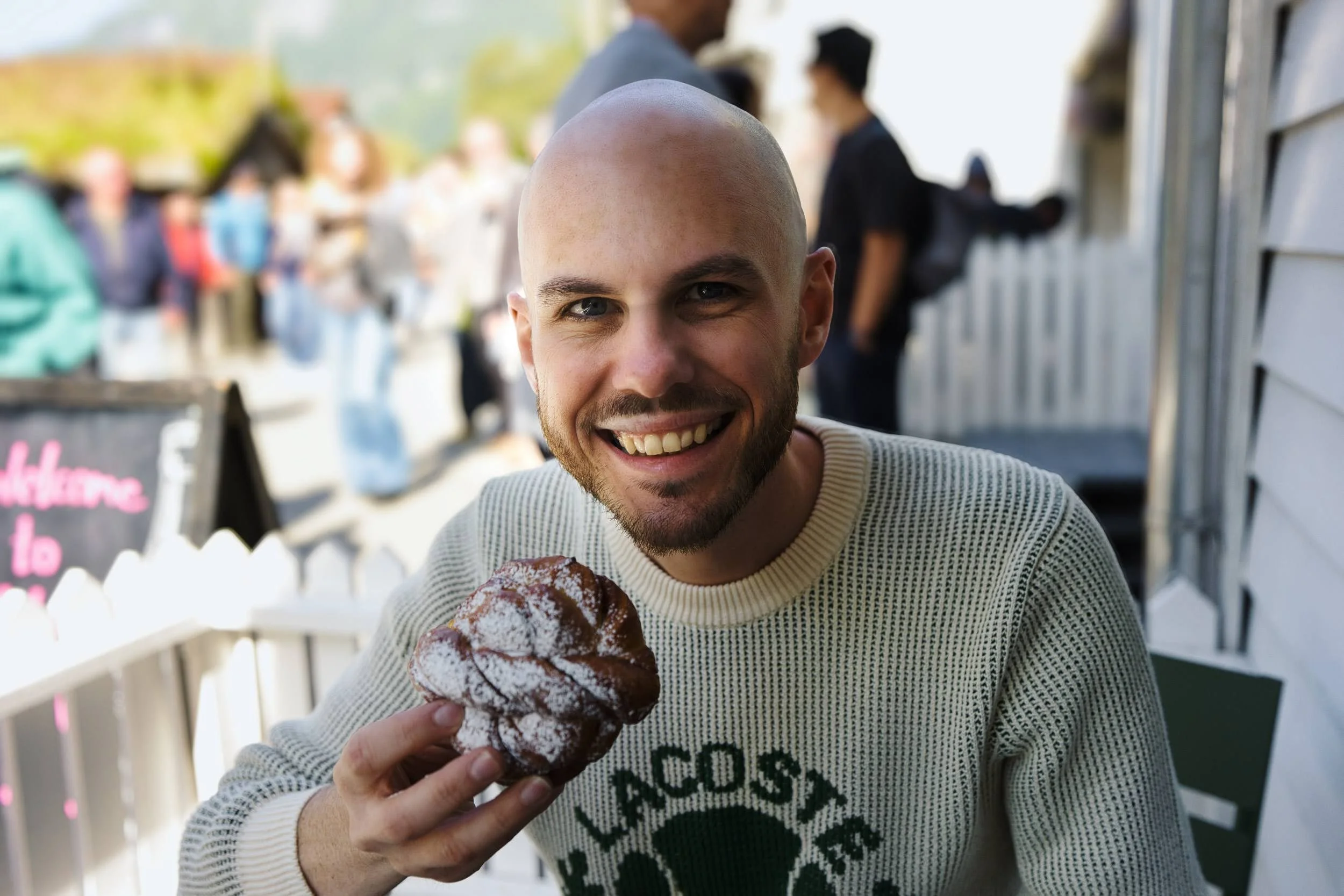 David with Local Cakes in Granger
