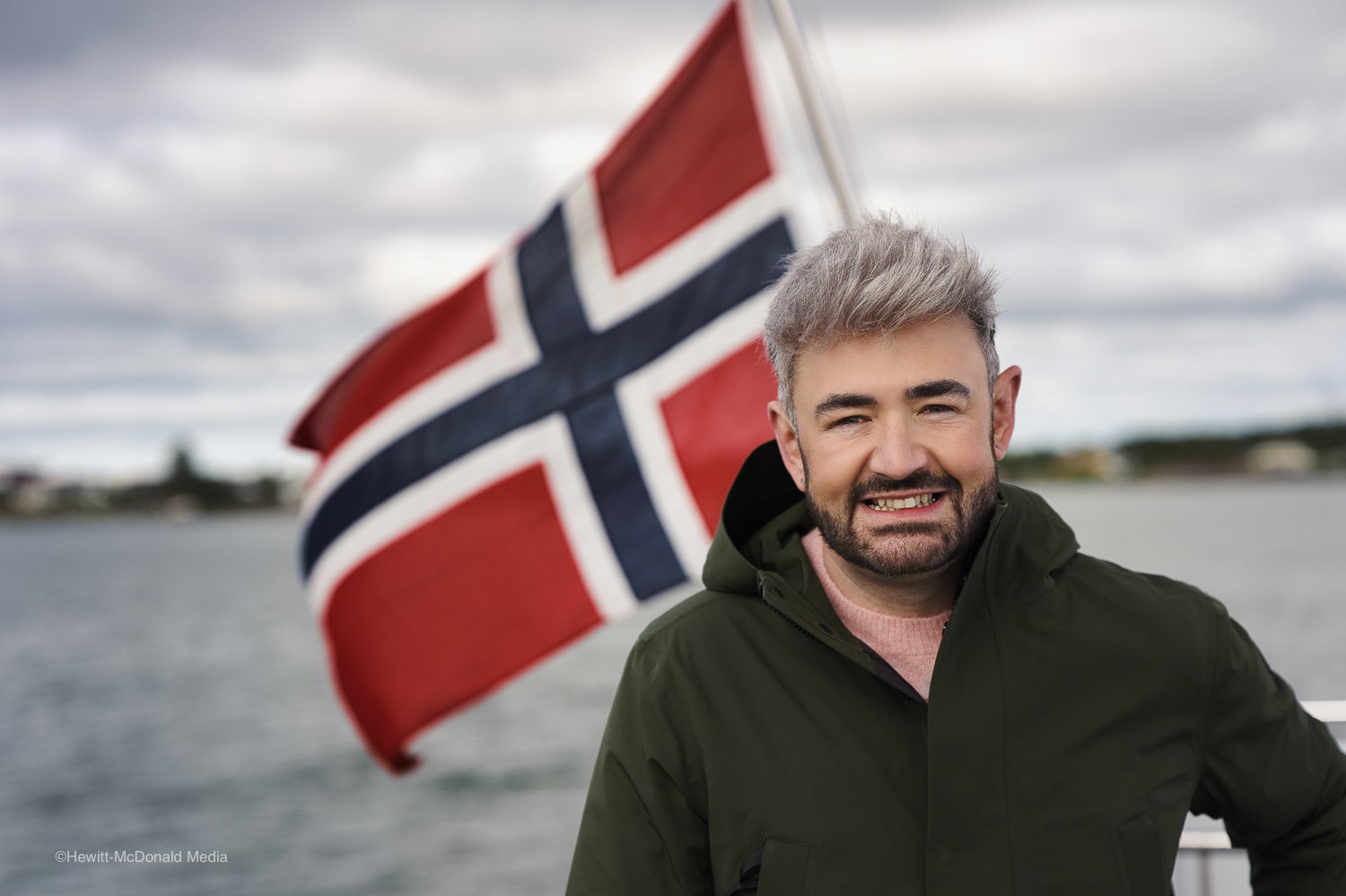 Norway Flag and Light Rain Jacket