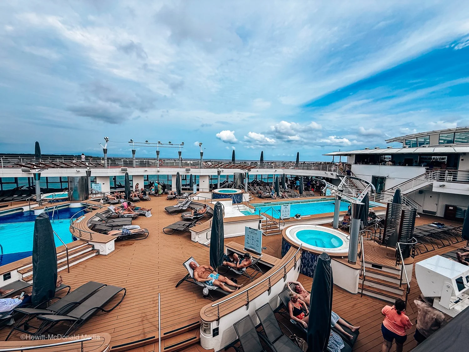 Main pool Deck on Celebrity Millennium