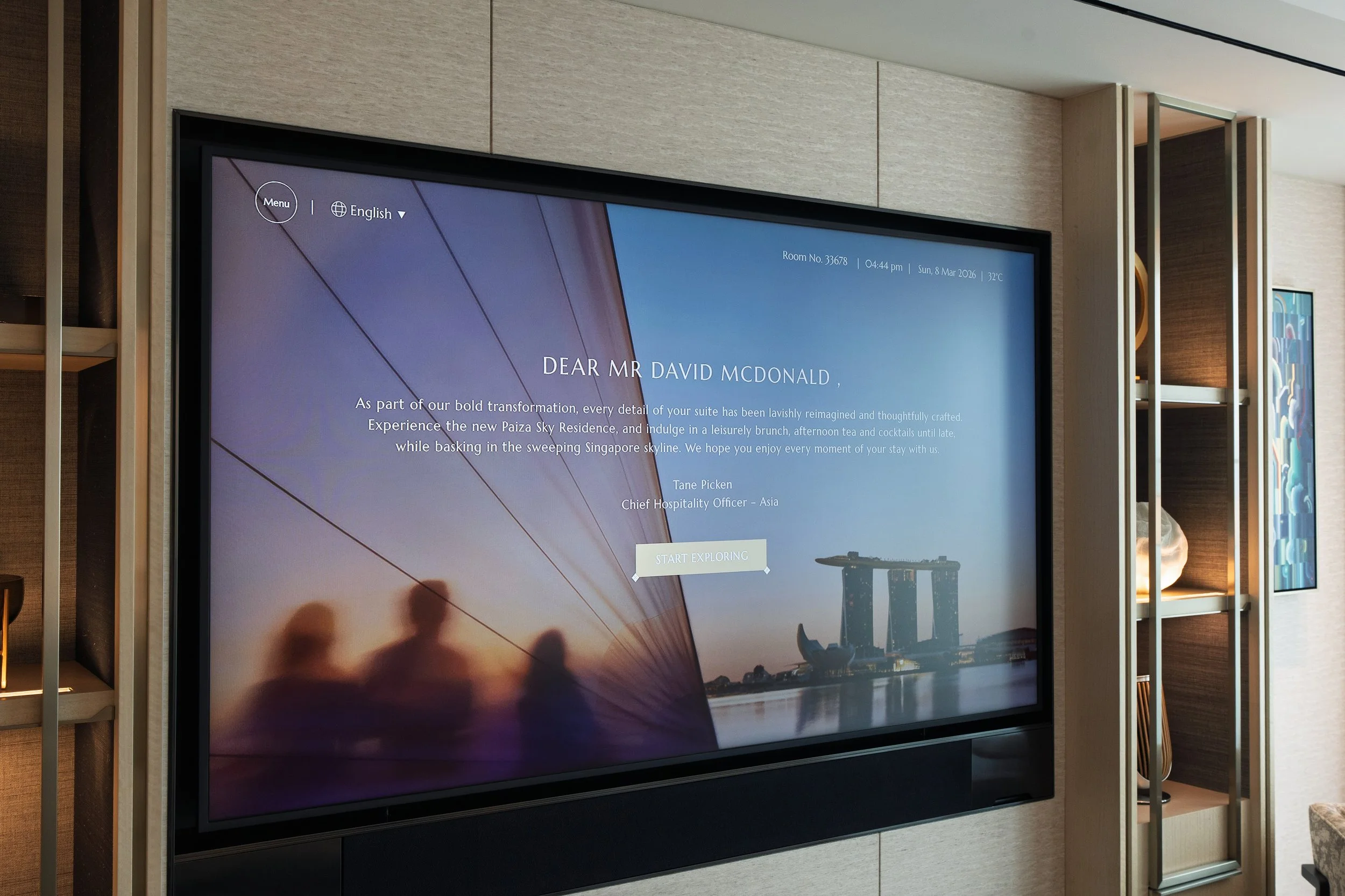 matte-finish TV