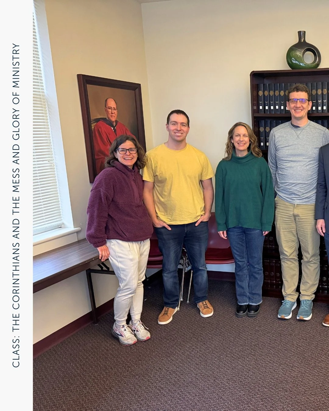 It was wonderful to welcome these excellent students for week 2 of Doctor of Ministry classes and cohorts last week:
ㅤ
&bull; Class: The Corinthians and the Mess and Glory of Ministry (Dr. Dan Doriani)
&bull; Cohort: Compelling Preaching (Dr. Thurman