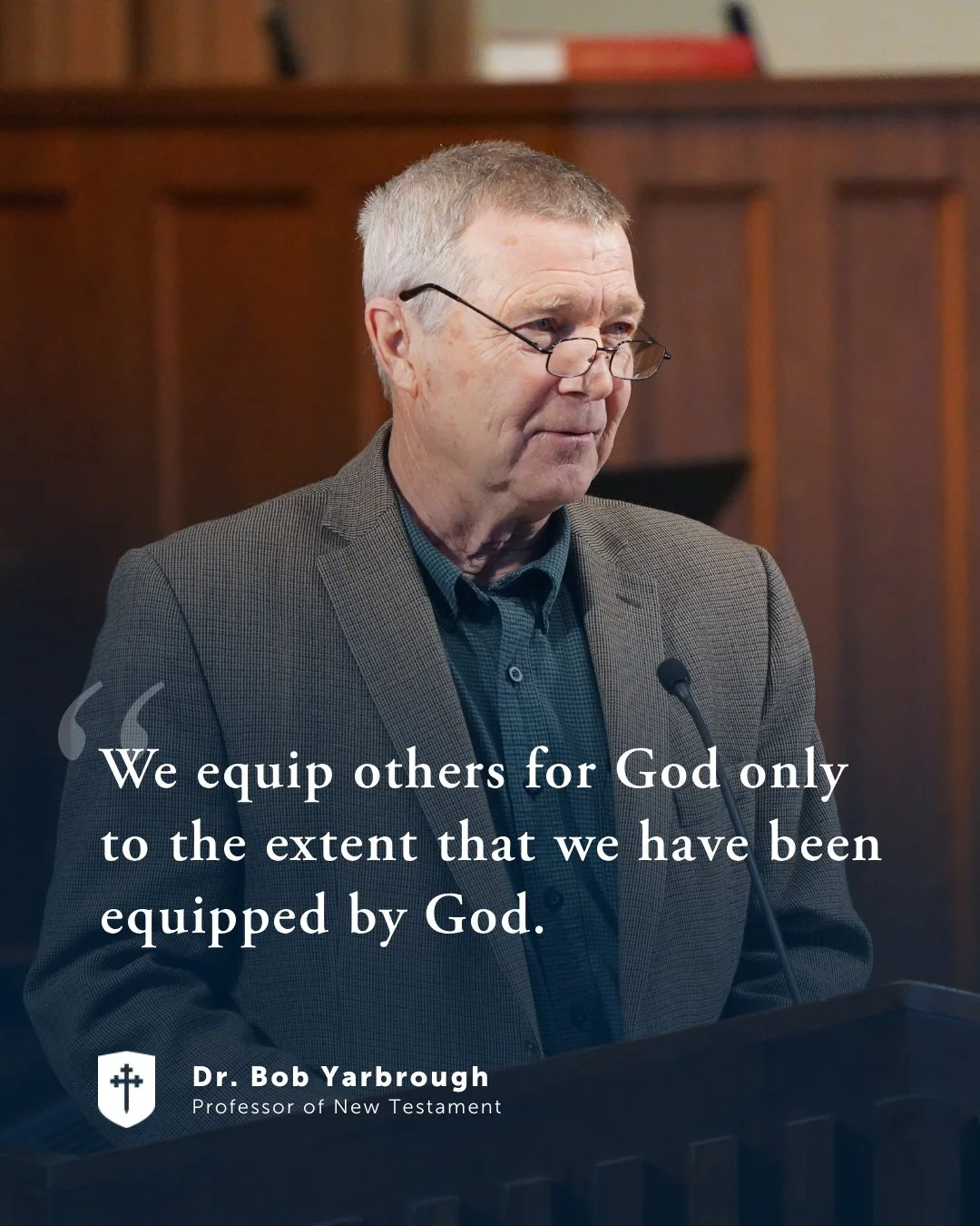 Yesterday in chapel, Dr. Bob Yarbrough continued our series on the Pentateuch in a message entitled "Wholly Following the Lord" from Deuteronomy 1:19&ndash;36. Dr. Yarbrough spoke on how the faith of Caleb is a reminder for us of how the ab